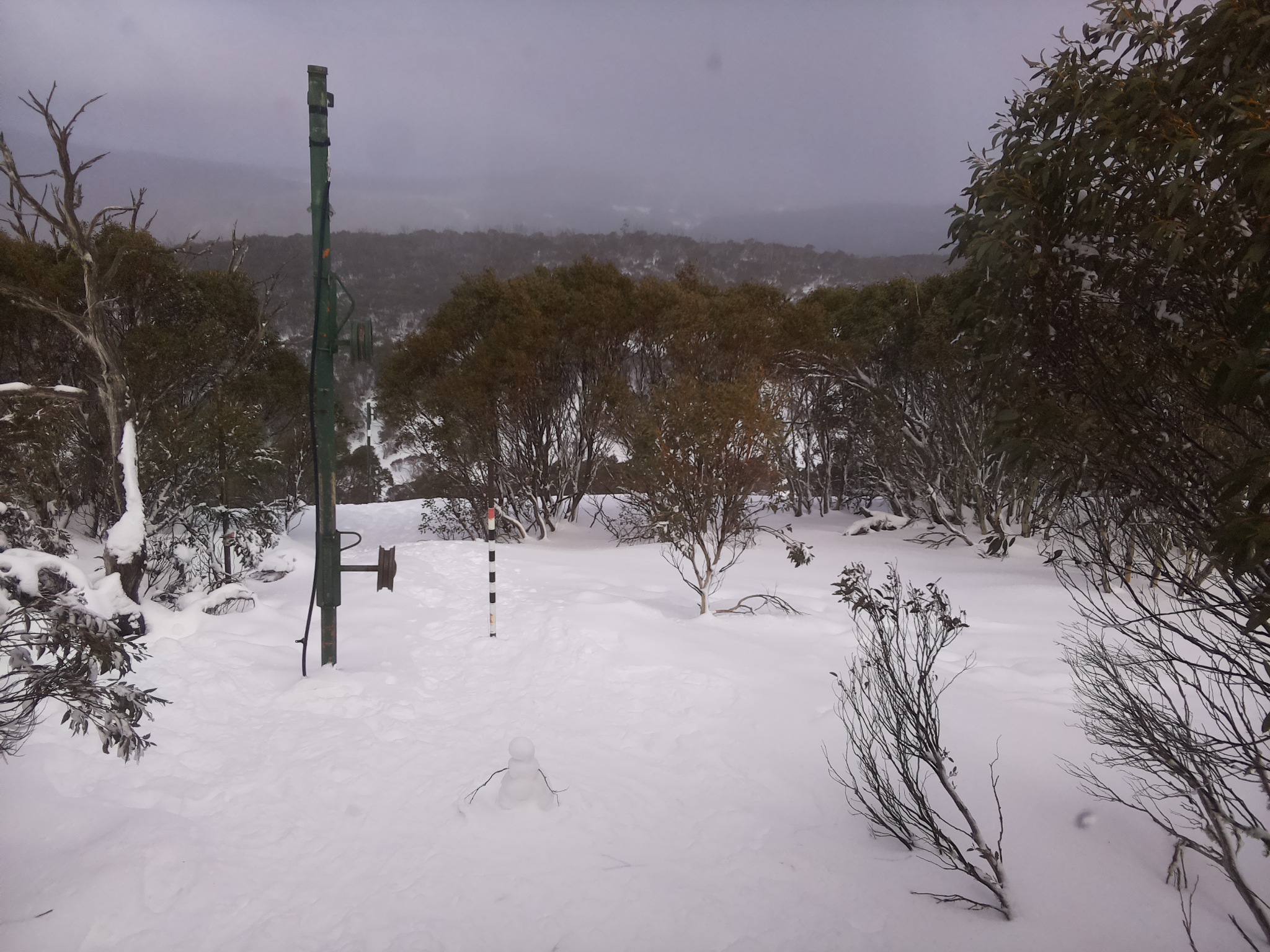 Bogong Web Cam 2:00pm Wednesday 16th of July 2025