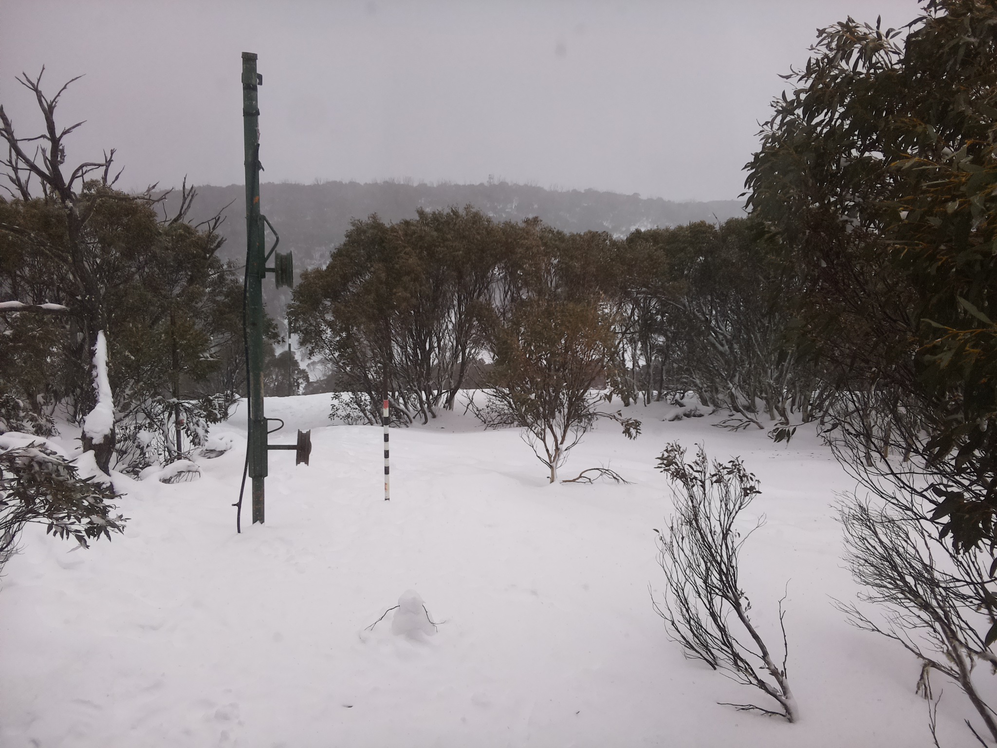 Bogong Web Cam 12:30pm Thursday 17th of July 2025
