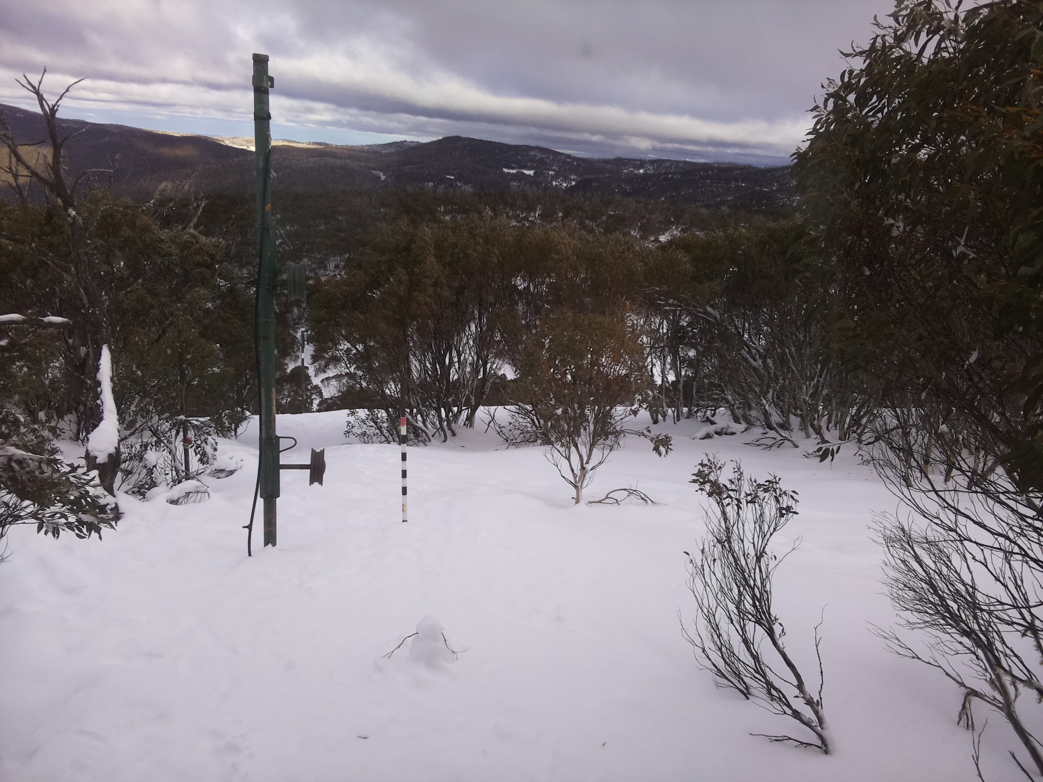 Bogong Web Cam 2:50pm Thursday 17th of July 2025