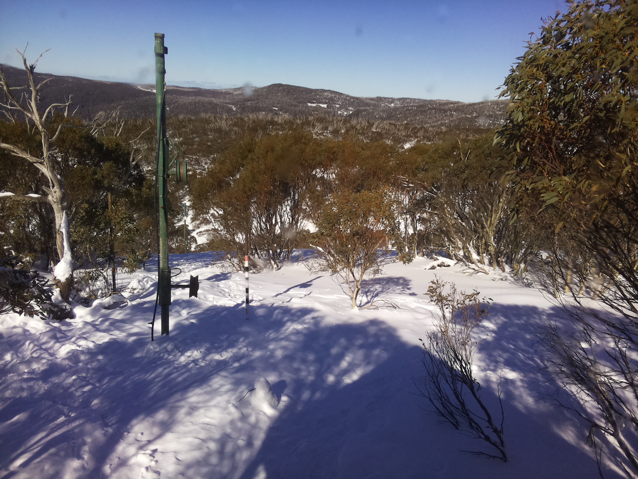 Bogong Web Cam 12:30pm Friday 18th of July 2025