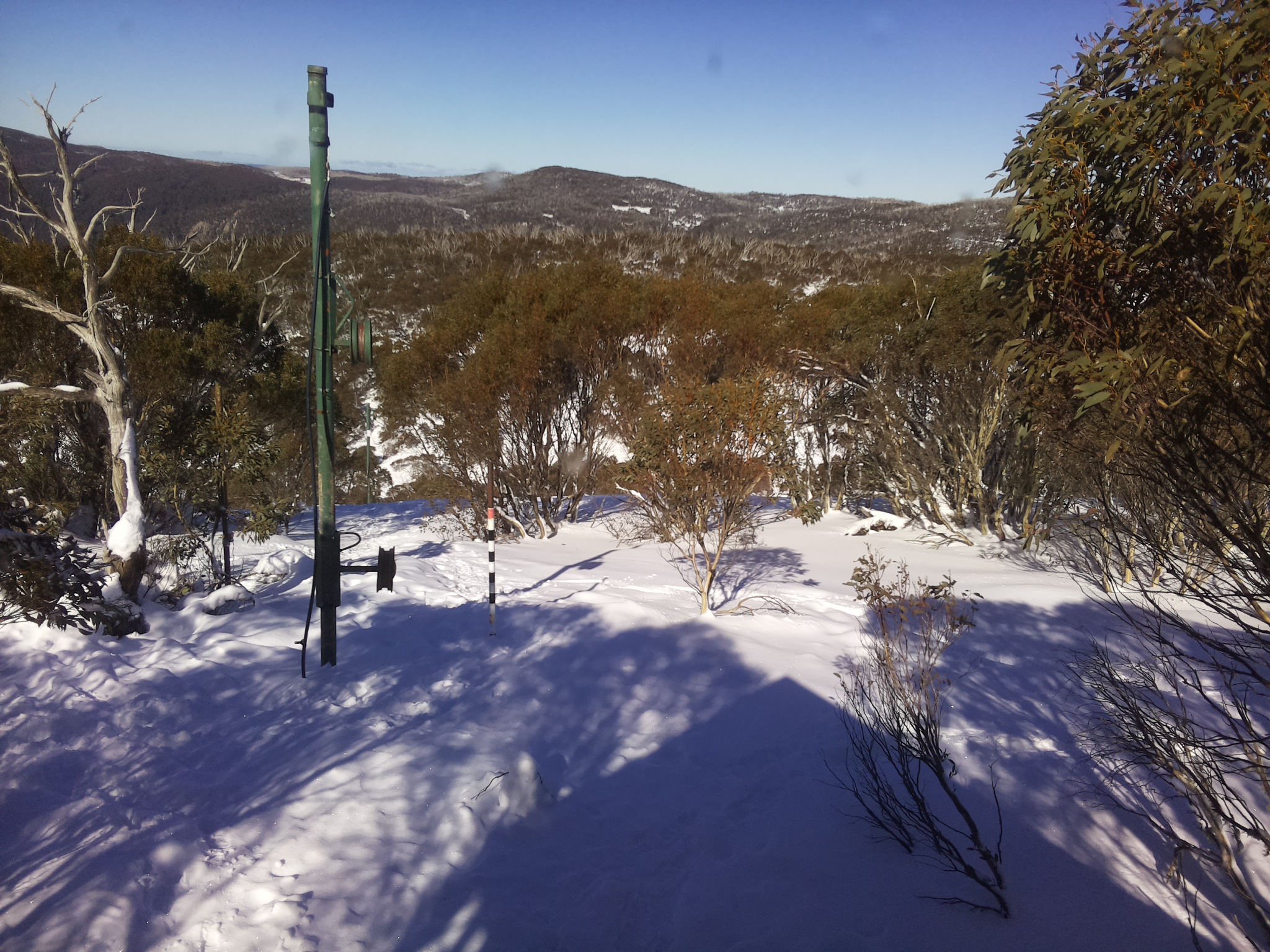 Bogong Web Cam 12:40pm Friday 18th of July 2025