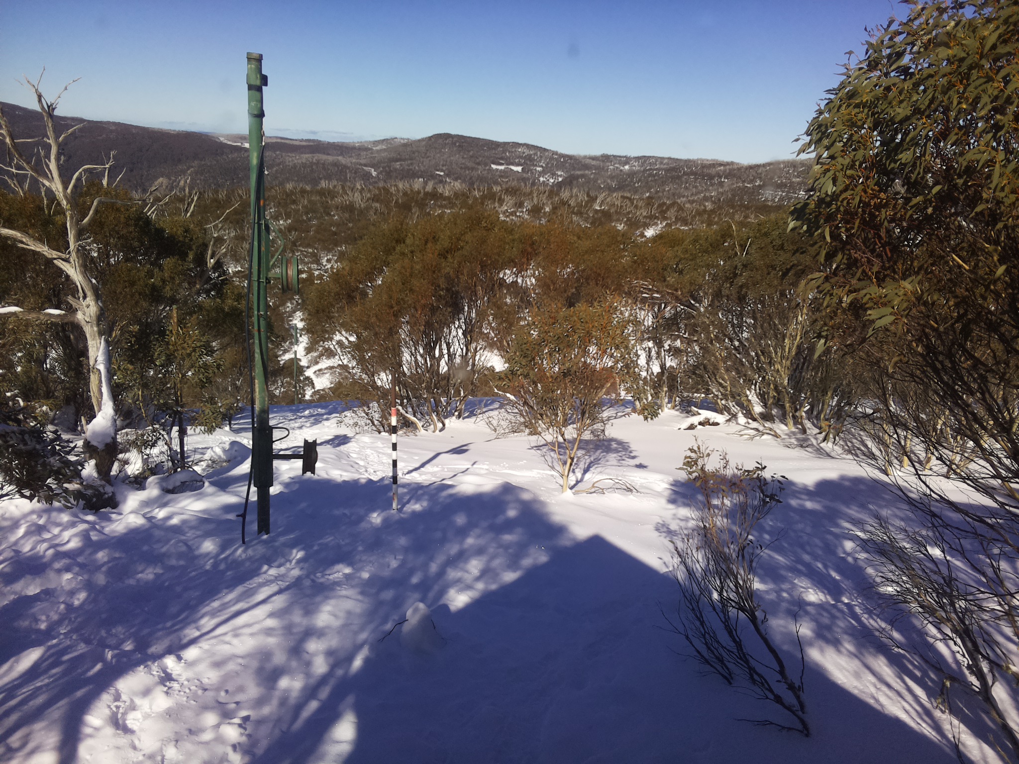 Bogong Web Cam 12:50pm Friday 18th of July 2025