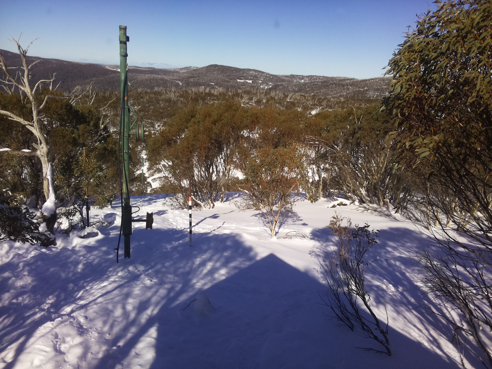 Bogong Web Cam 1:00pm Friday 18th of July 2025