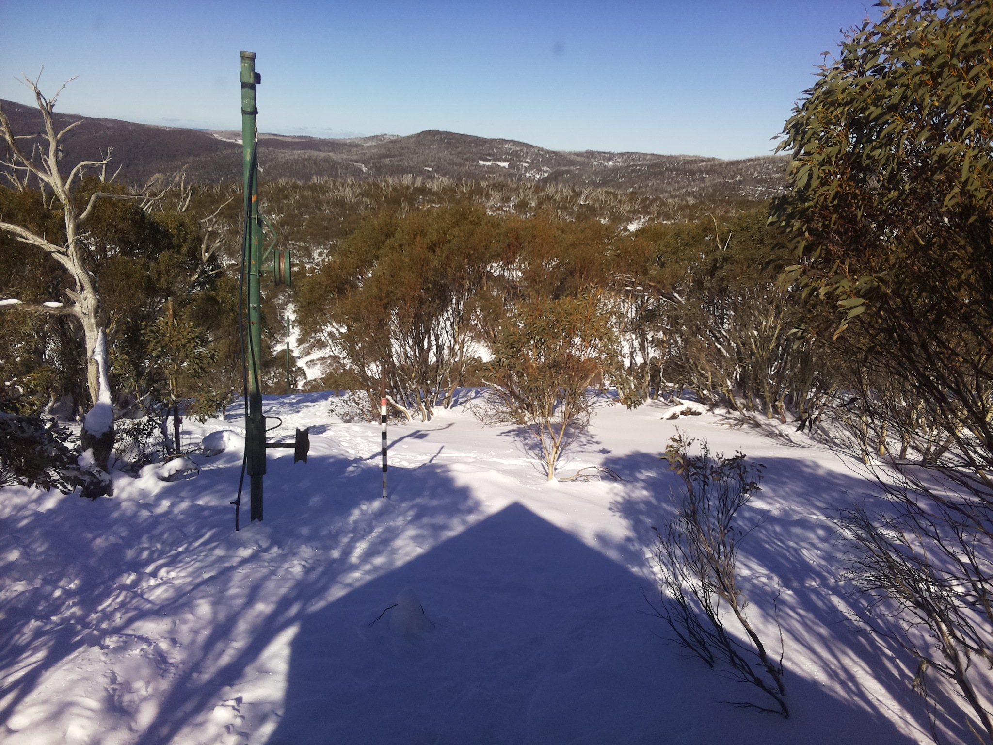 Bogong Web Cam 1:10pm Friday 18th of July 2025