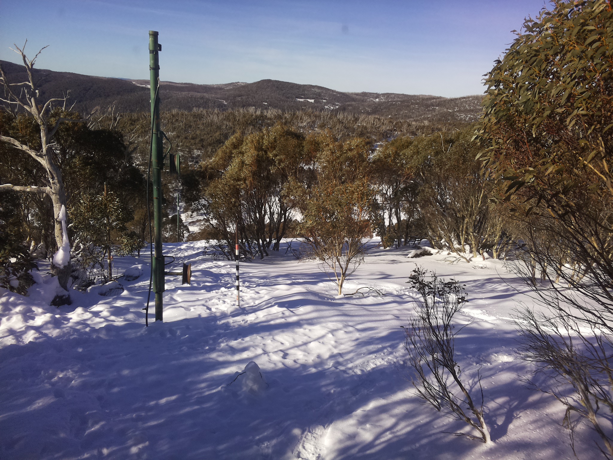 Bogong Web Cam 9:50am Saturday 19th of July 2025