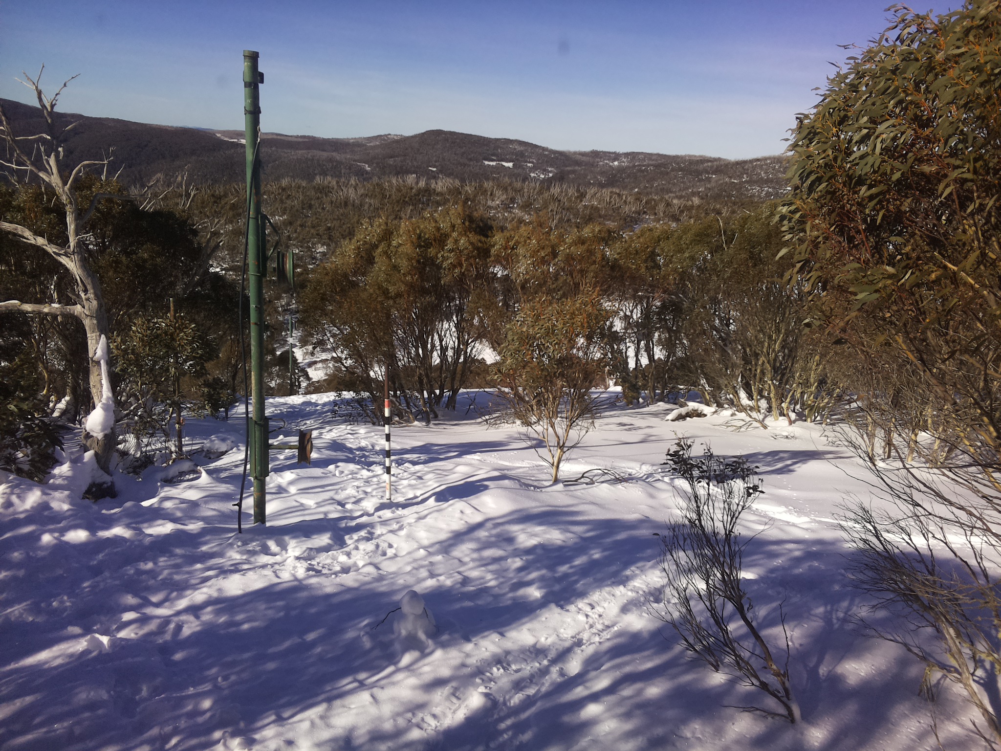 Bogong Web Cam 10:20am Saturday 19th of July 2025