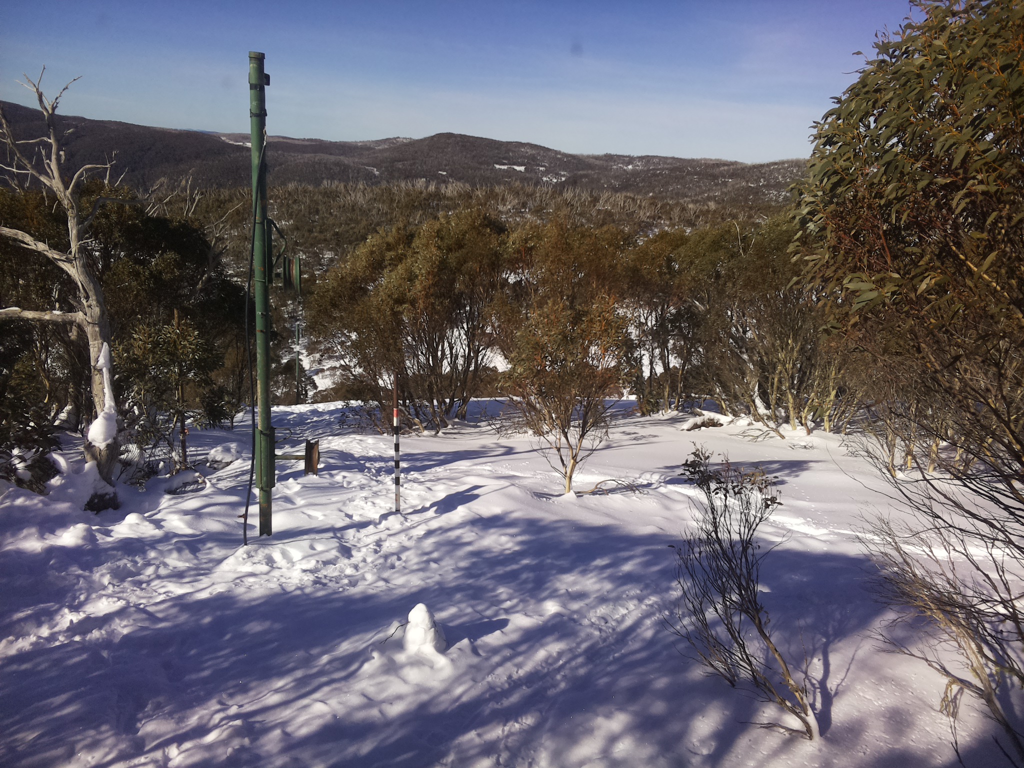 Bogong Web Cam 10:40am Saturday 19th of July 2025