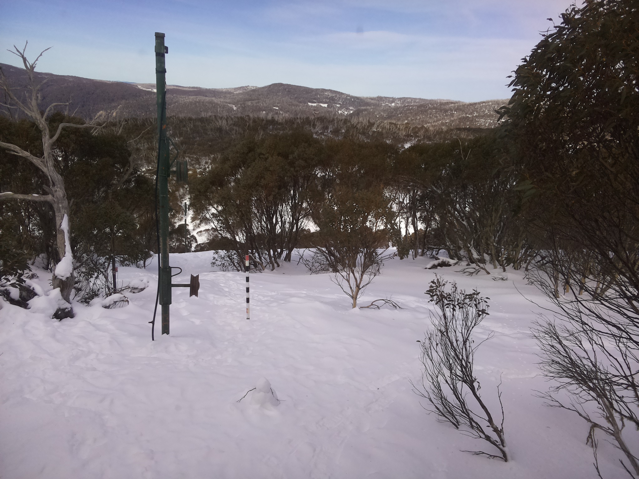 Bogong Web Cam 12:20pm Saturday 19th of July 2025