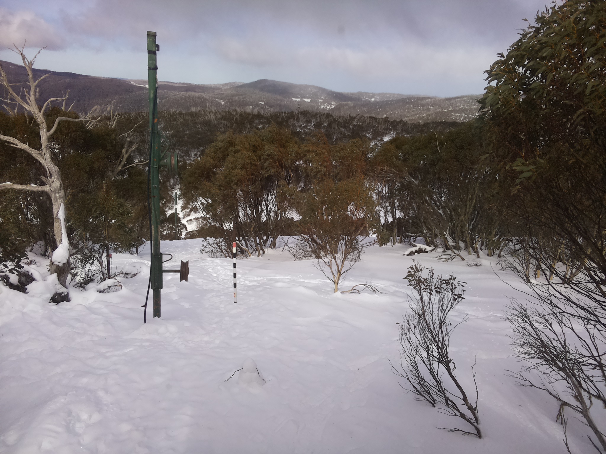 Bogong Web Cam 1:00pm Saturday 19th of July 2025