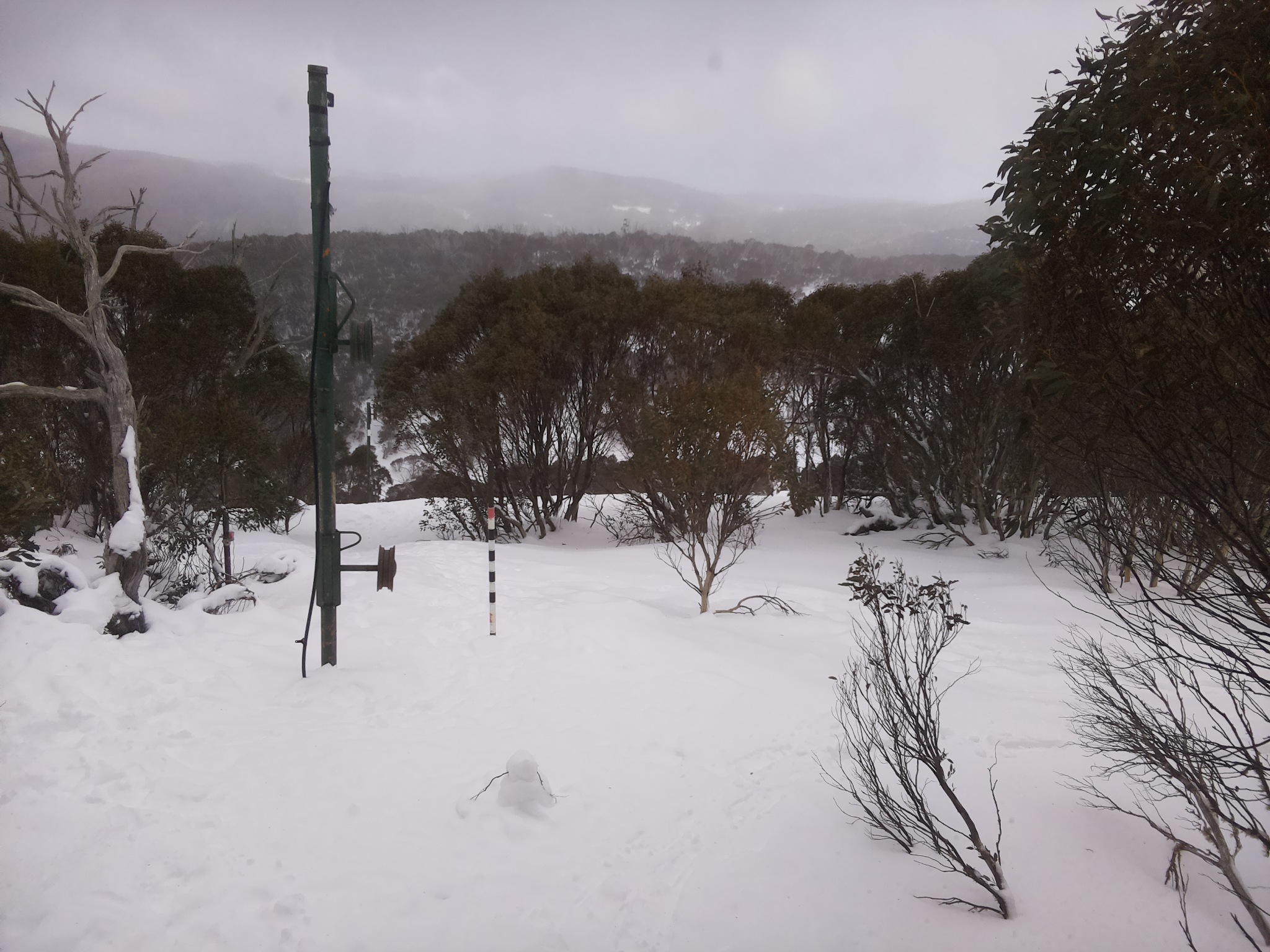 Bogong Web Cam 2:00pm Saturday 19th of July 2025