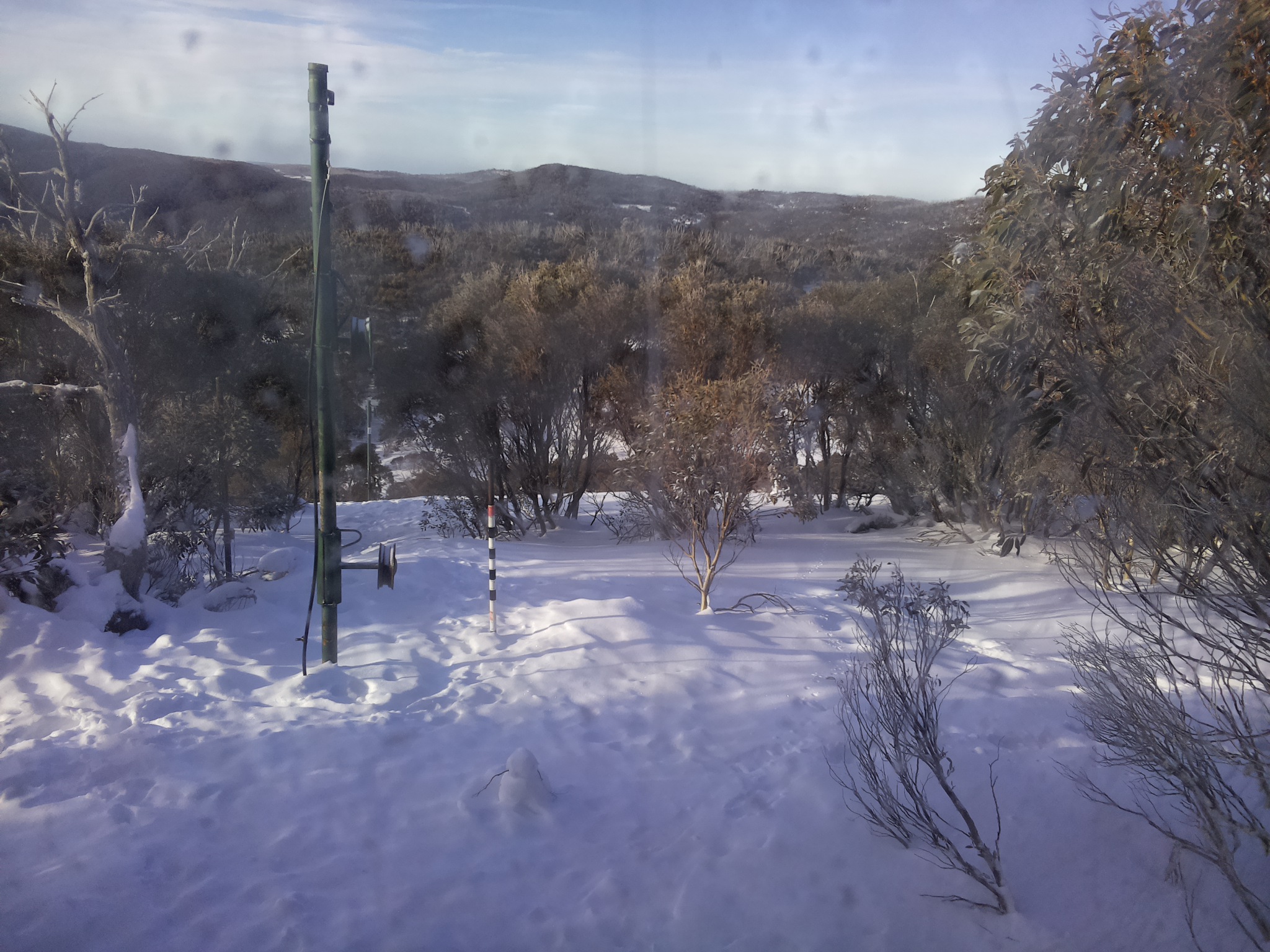 Bogong Web Cam 8:50am Sunday 20th of July 2025