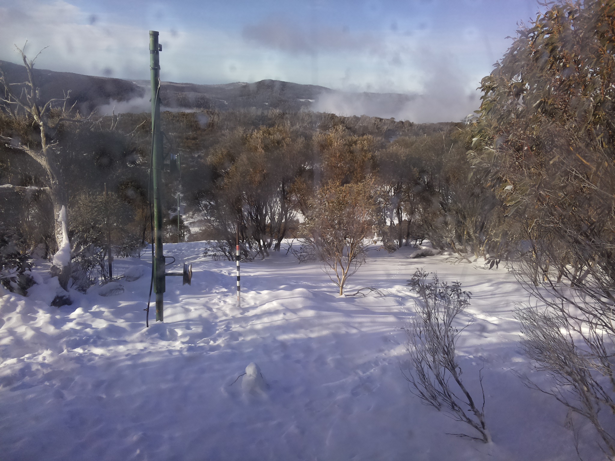 Bogong Web Cam 9:10am Sunday 20th of July 2025
