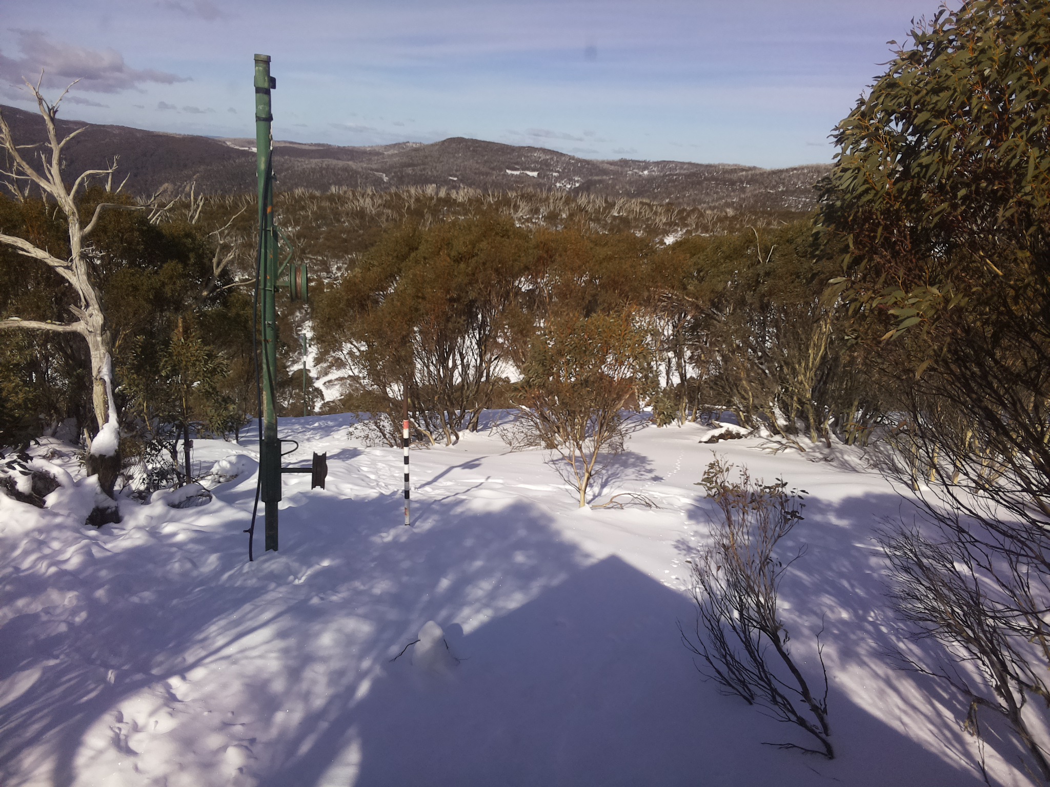Bogong Web Cam 12:50pm Sunday 20th of July 2025