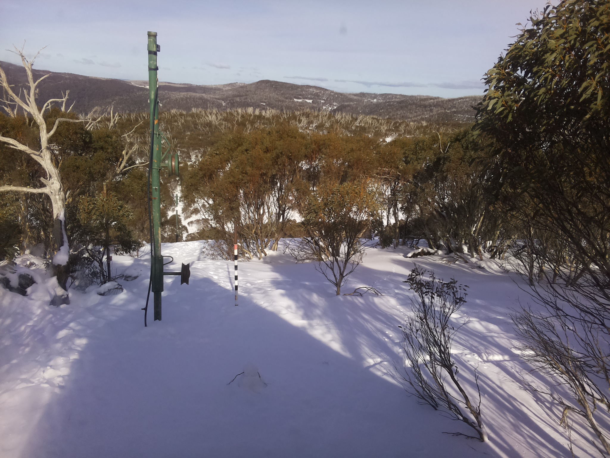 Bogong Web Cam 2:10pm Sunday 20th of July 2025