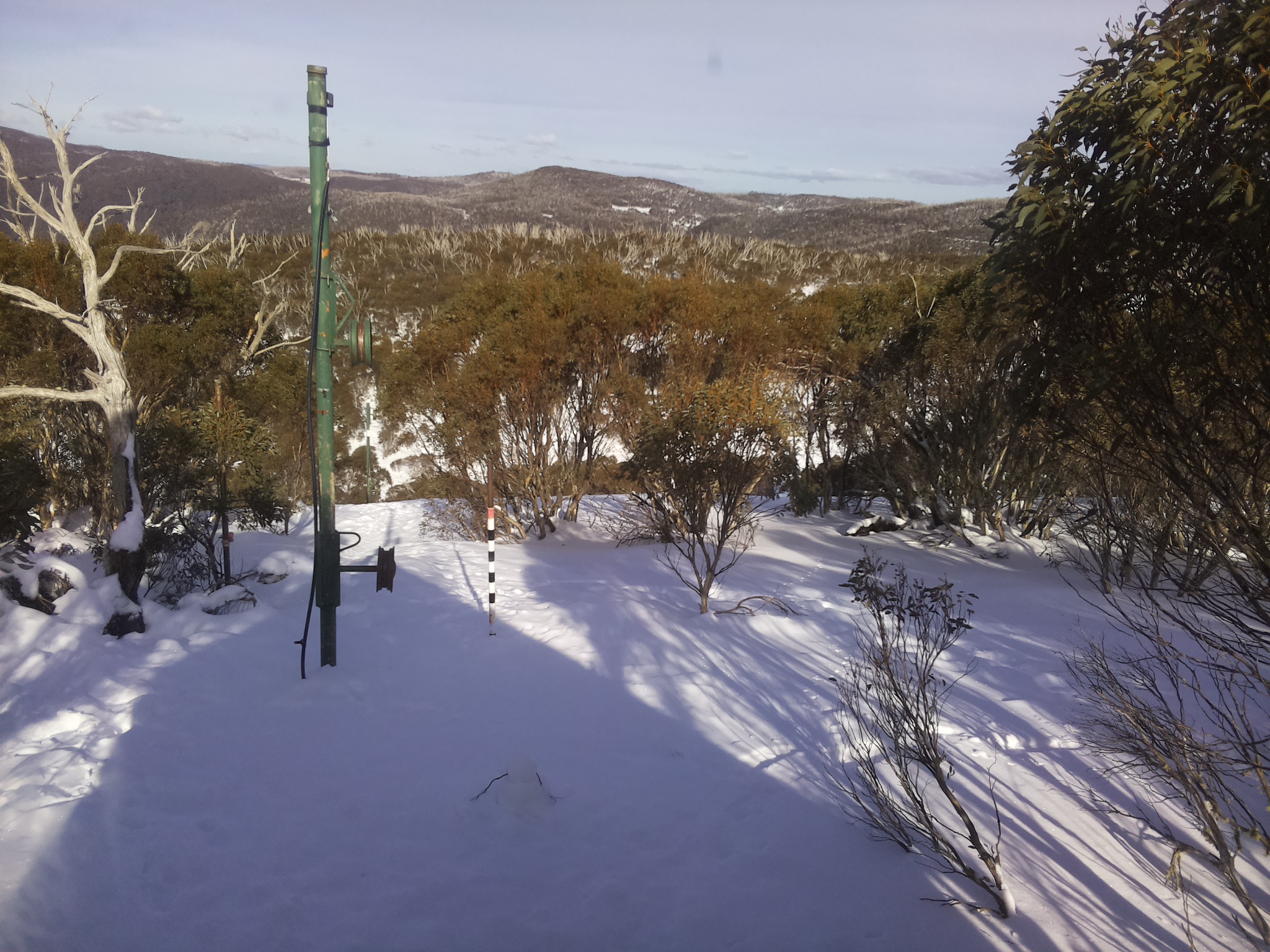 Bogong Web Cam 2:20pm Sunday 20th of July 2025