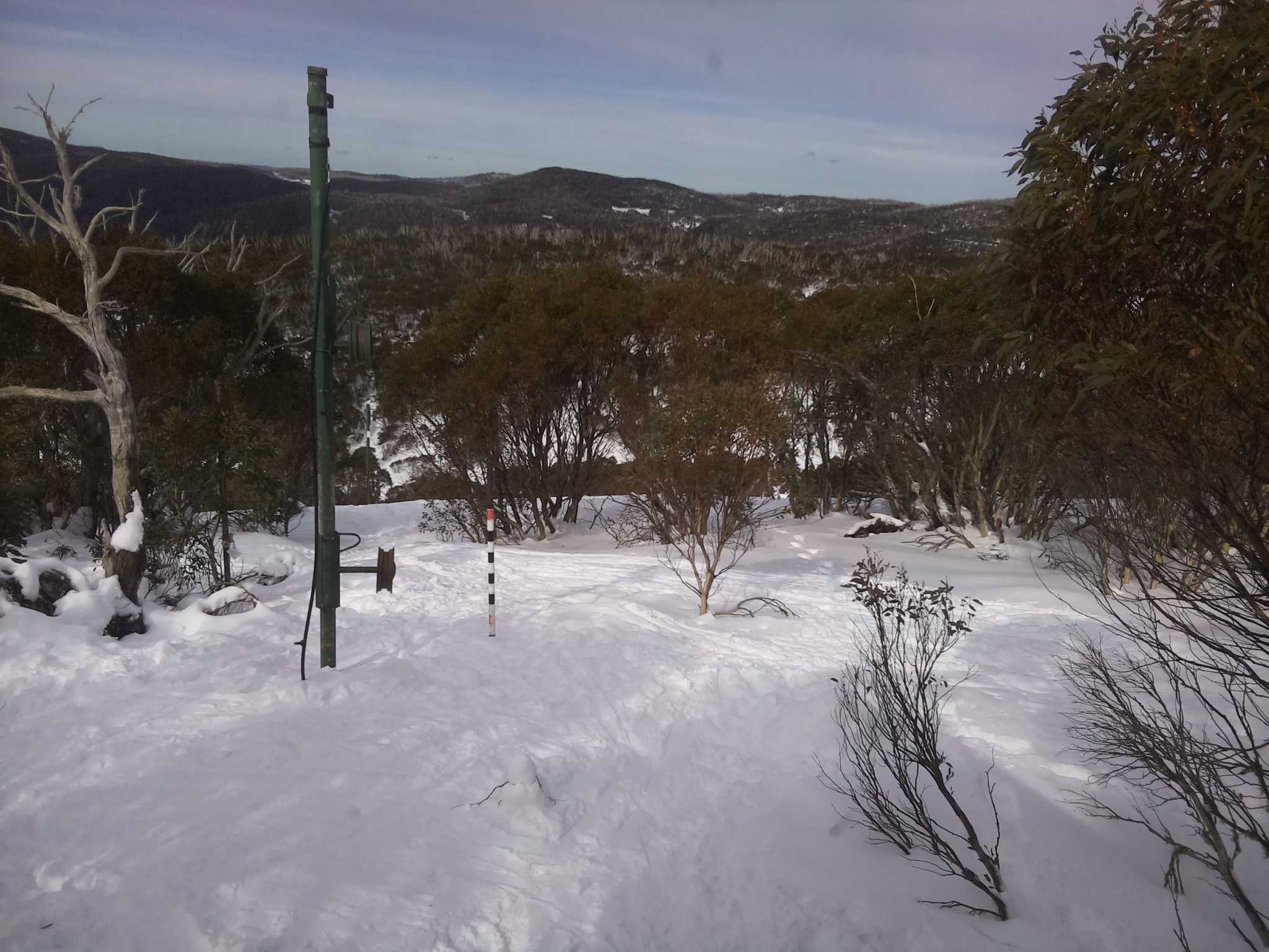 Bogong Web Cam 12:10pm Monday 21st of July 2025