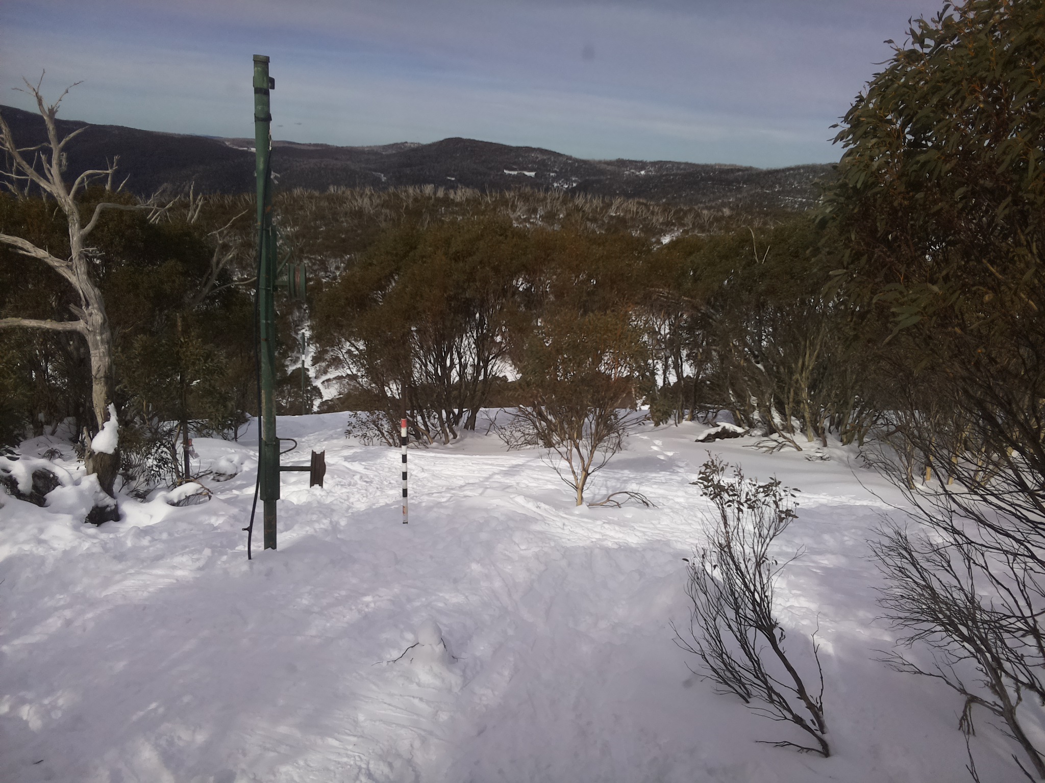 Bogong Web Cam 12:20pm Monday 21st of July 2025