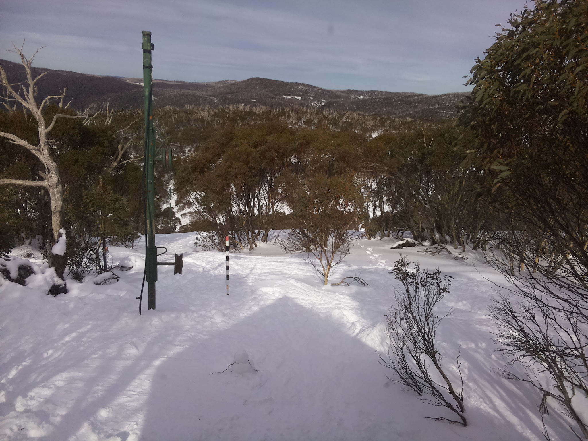 Bogong Web Cam 1:20pm Monday 21st of July 2025