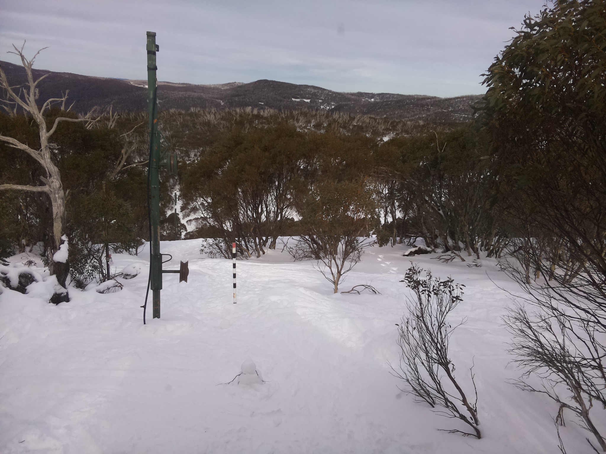Bogong Web Cam 1:40pm Monday 21st of July 2025