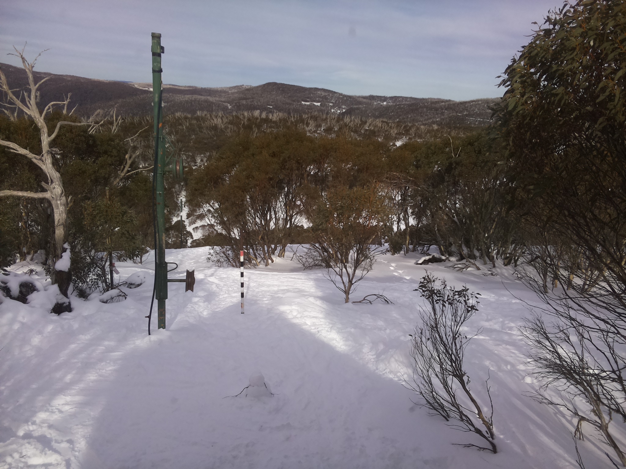 Bogong Web Cam 1:50pm Monday 21st of July 2025