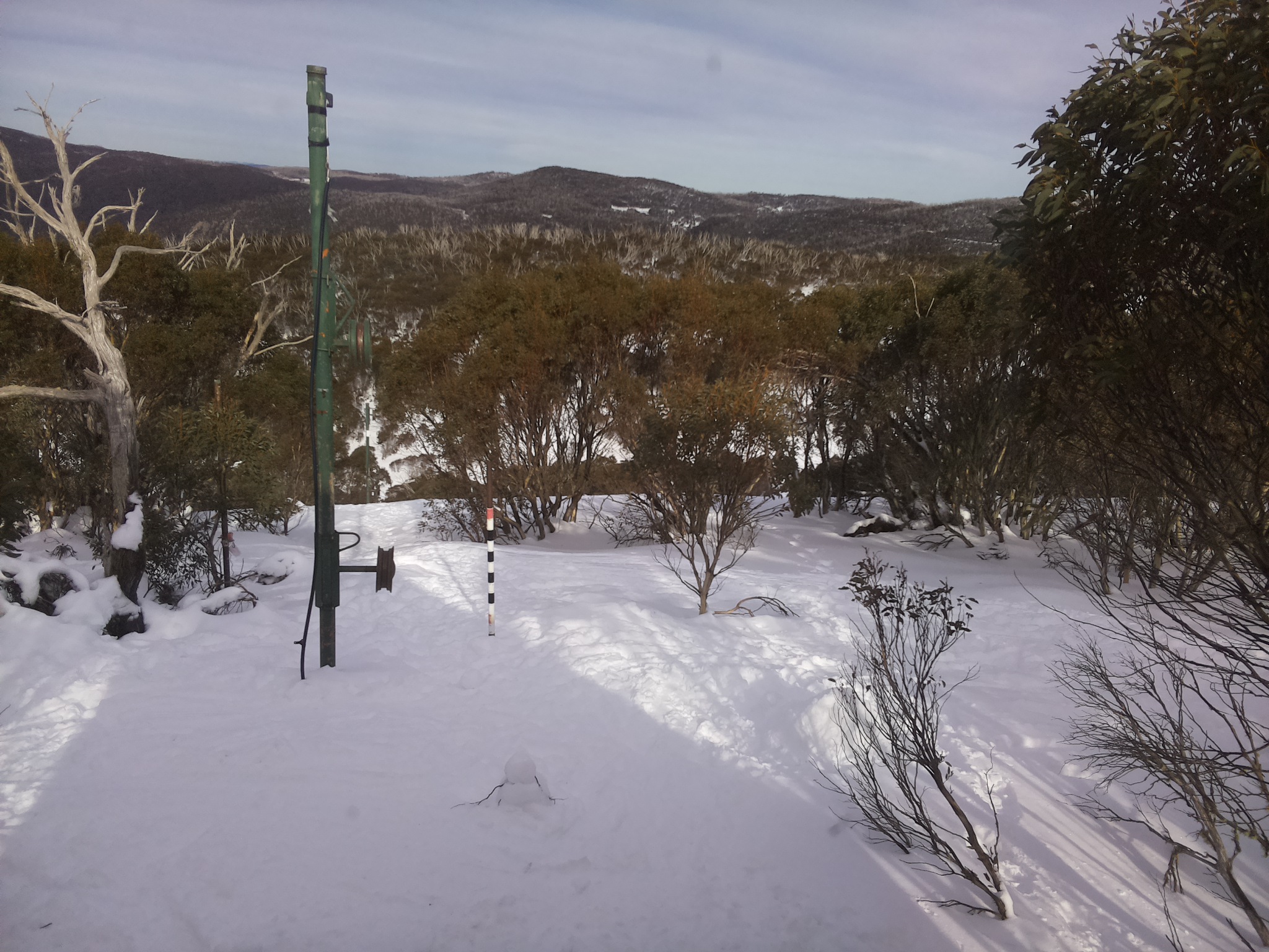 Bogong Web Cam 2:30pm Monday 21st of July 2025