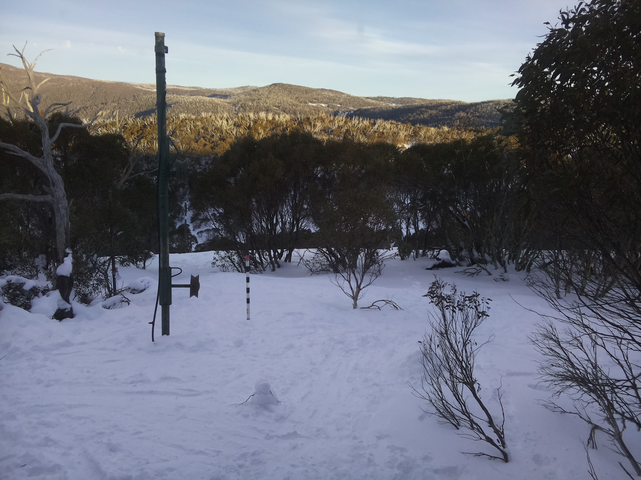 Bogong Web Cam 4:30pm Monday 21st of July 2025