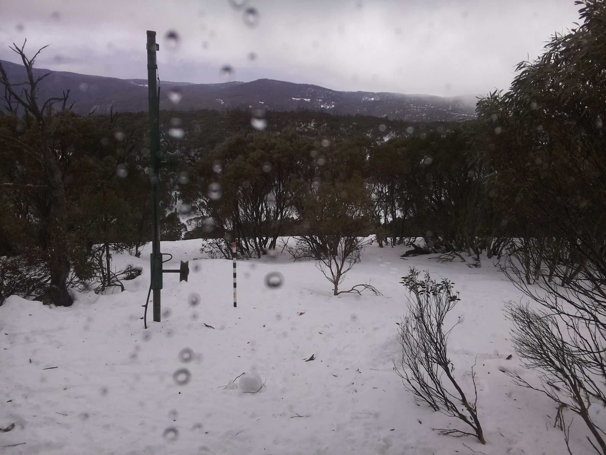 Bogong Web Cam 10:10am Tuesday 22nd of July 2025