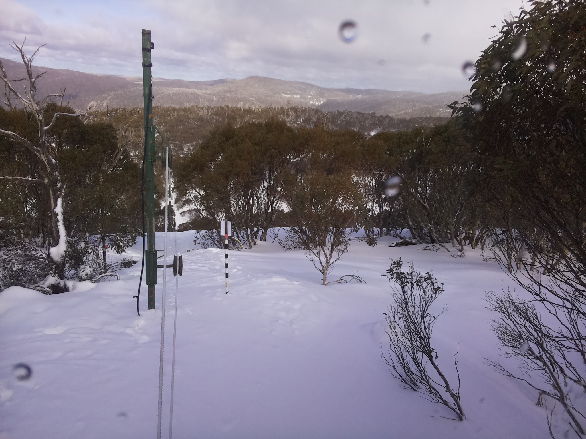 Bogong Web Cam 2:10pm Thursday 24th of July 2025