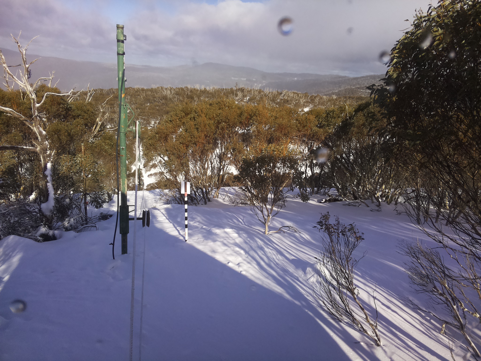 Bogong Web Cam 2:40pm Thursday 24th of July 2025