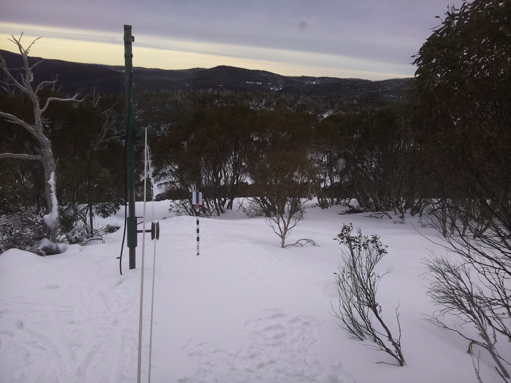 Bogong Web Cam 8:10am Friday 25th of July 2025