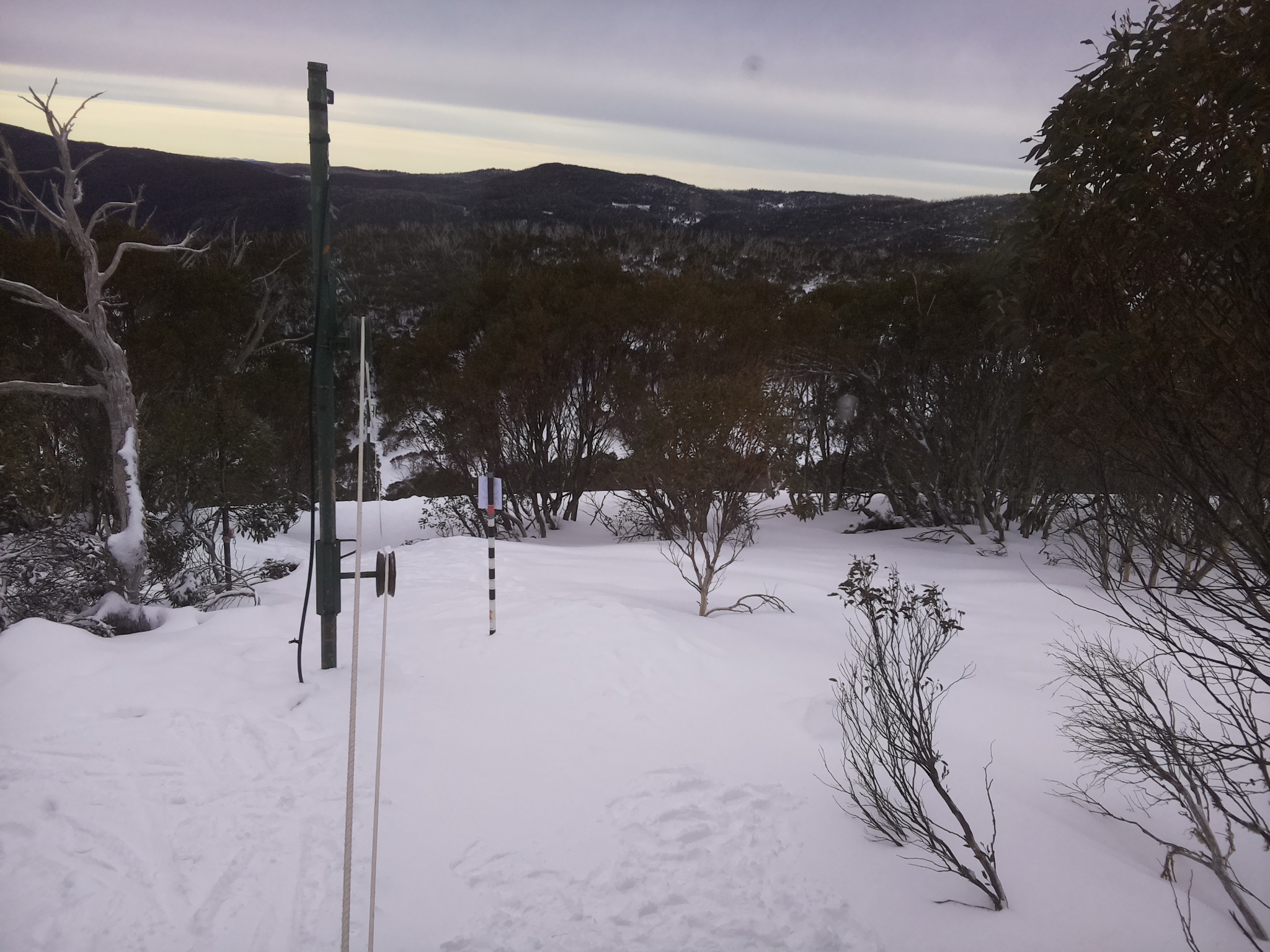 Bogong Web Cam 8:20am Friday 25th of July 2025