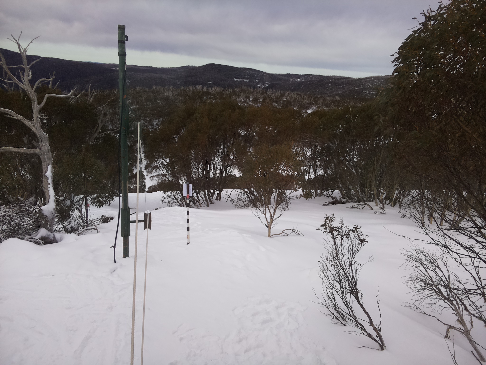 Bogong Web Cam 10:10am Friday 25th of July 2025
