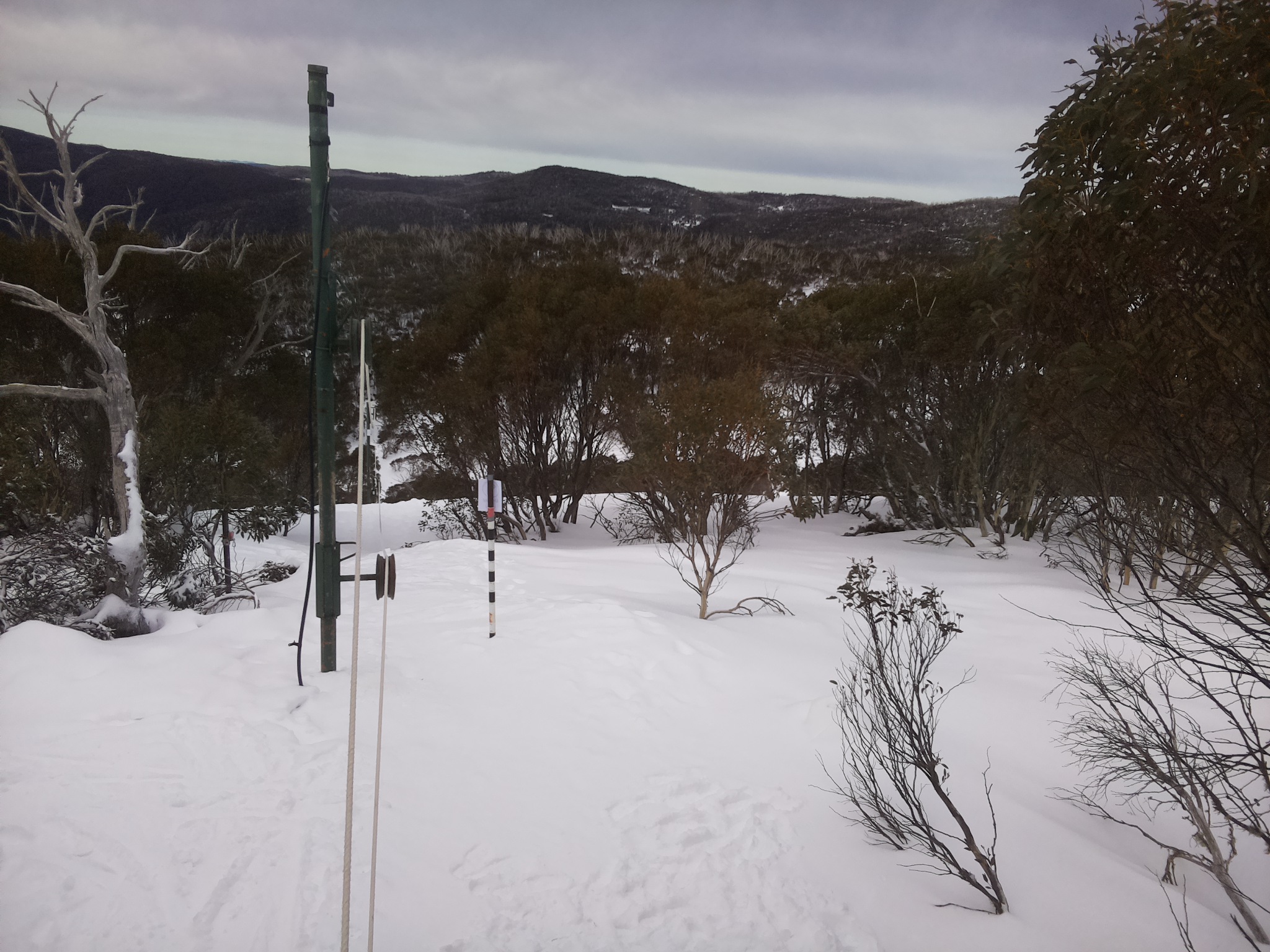 Bogong Web Cam 10:20am Friday 25th of July 2025