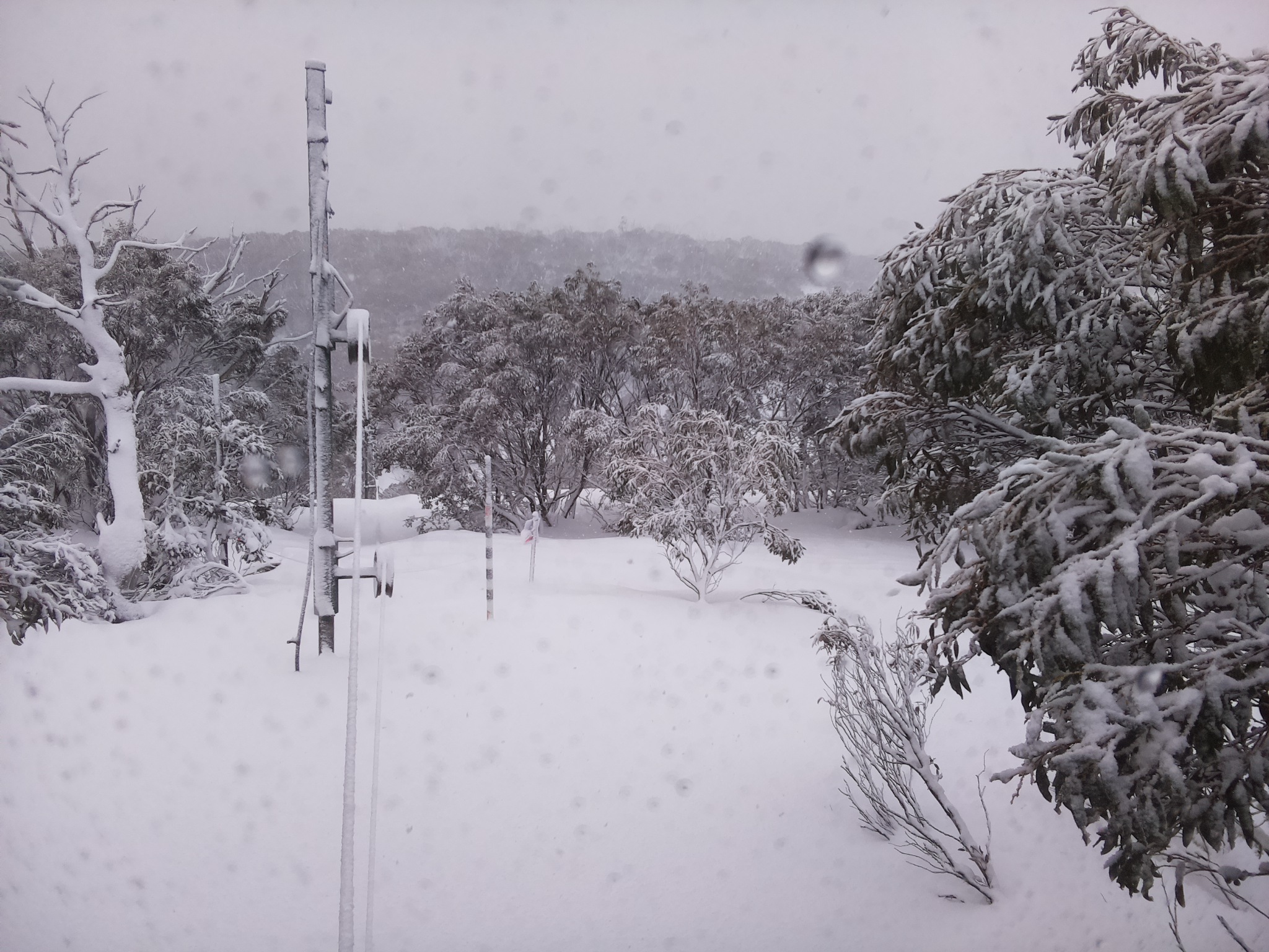 Bogong Web Cam 8:10am Saturday 26th of July 2025
