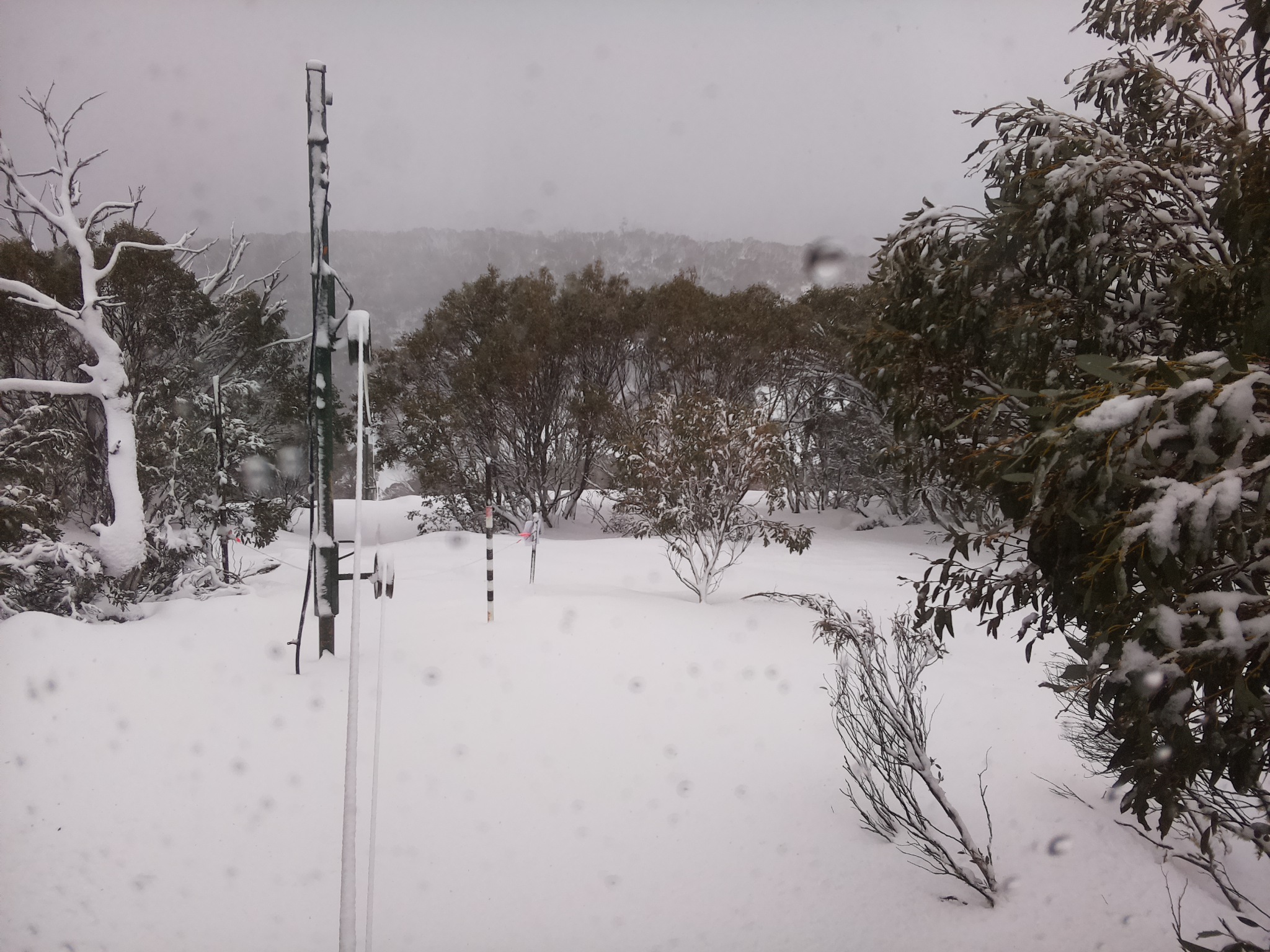 Bogong Web Cam 9:40am Saturday 26th of July 2025