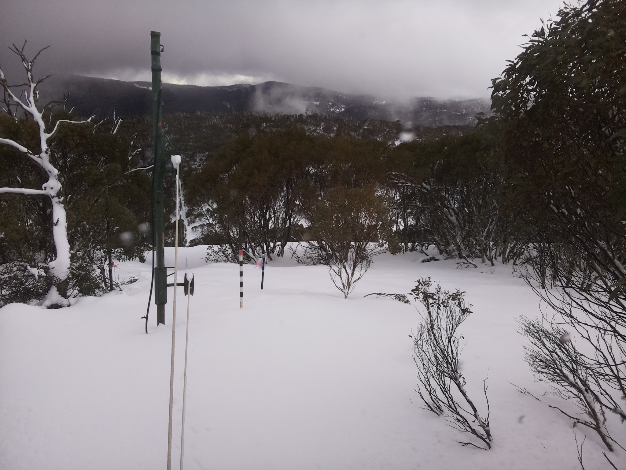 Bogong Web Cam 12:30pm Saturday 26th of July 2025