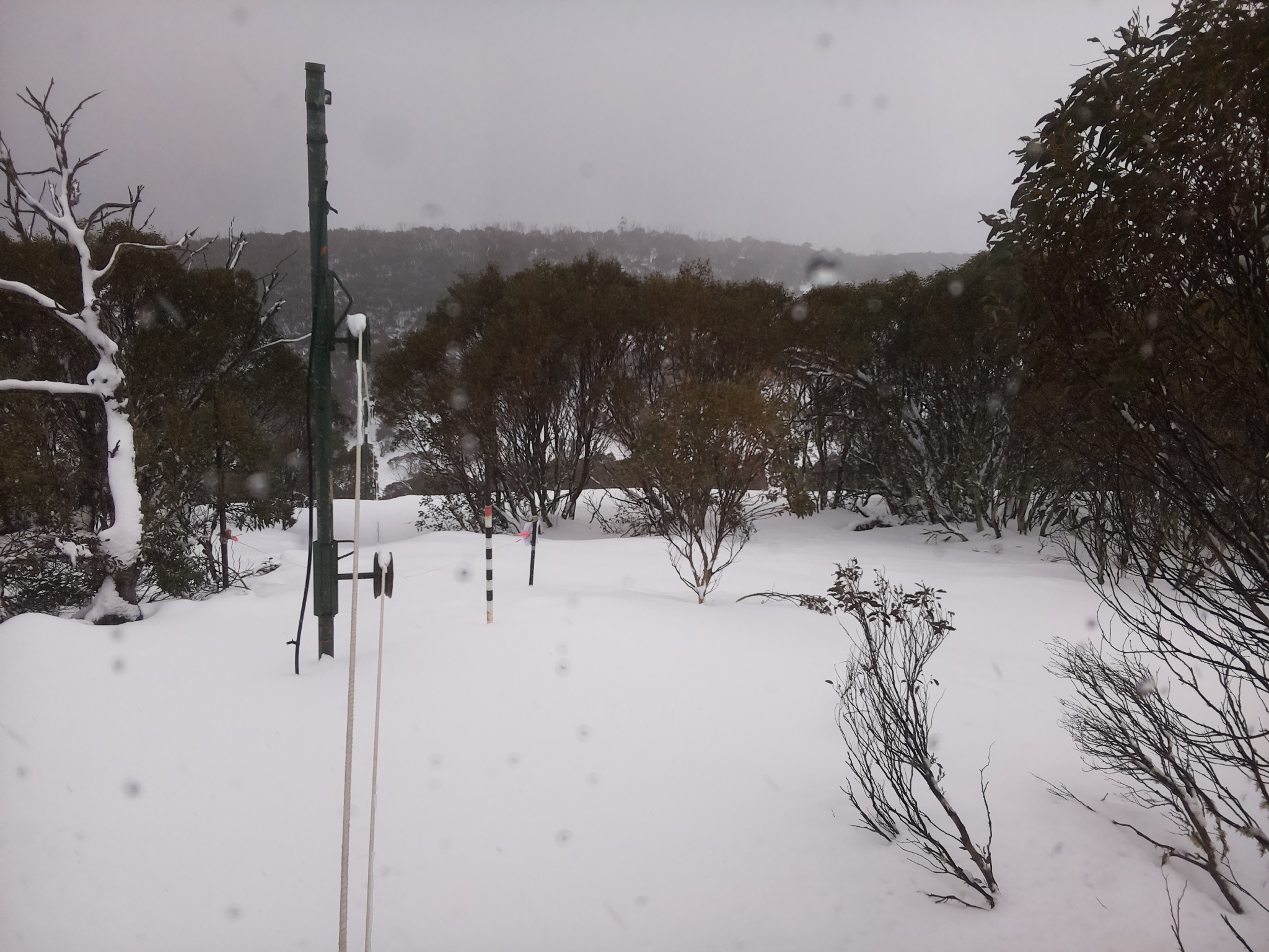 Bogong Web Cam 2:00pm Saturday 26th of July 2025