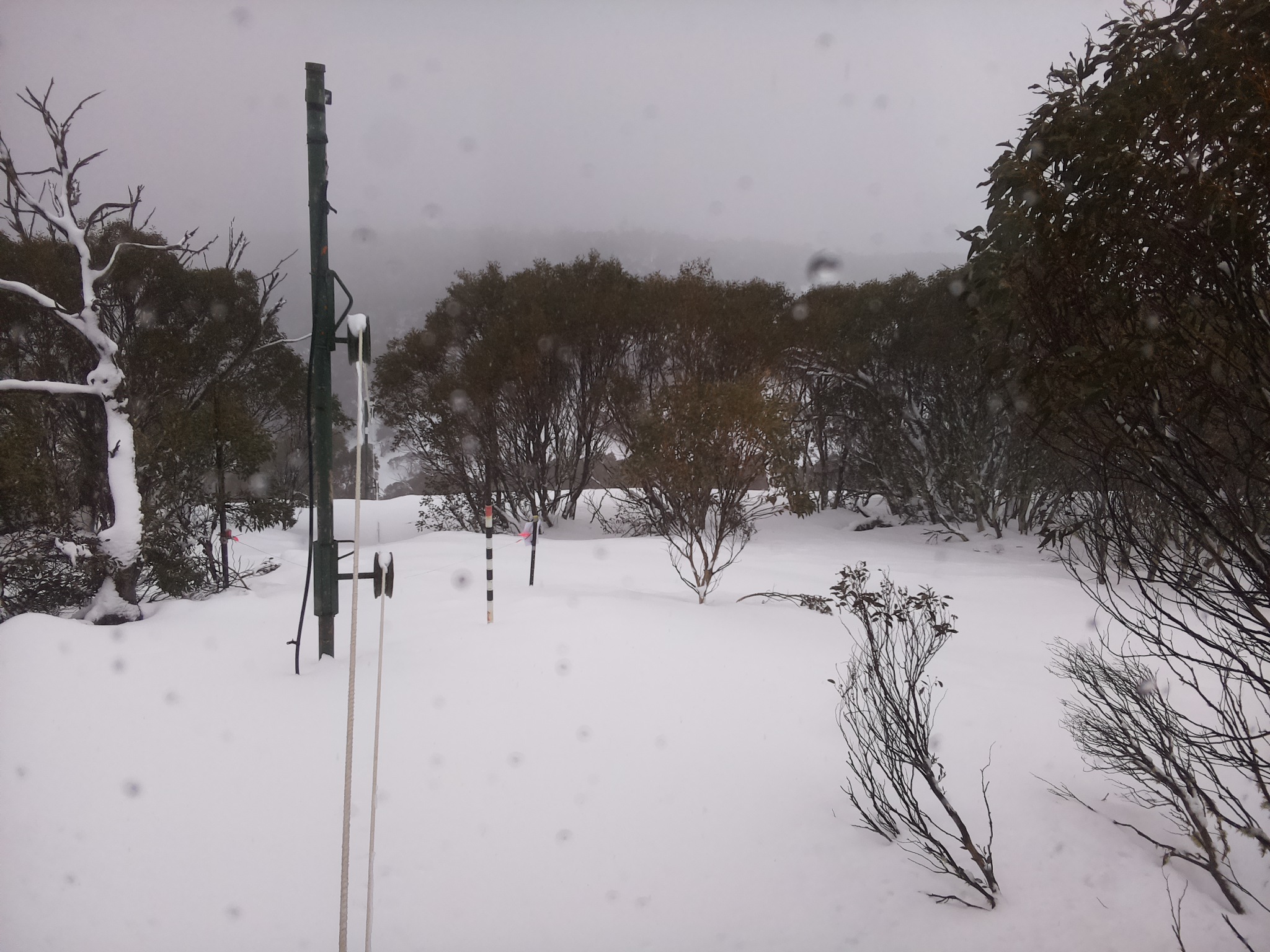 Bogong Web Cam 2:10pm Saturday 26th of July 2025