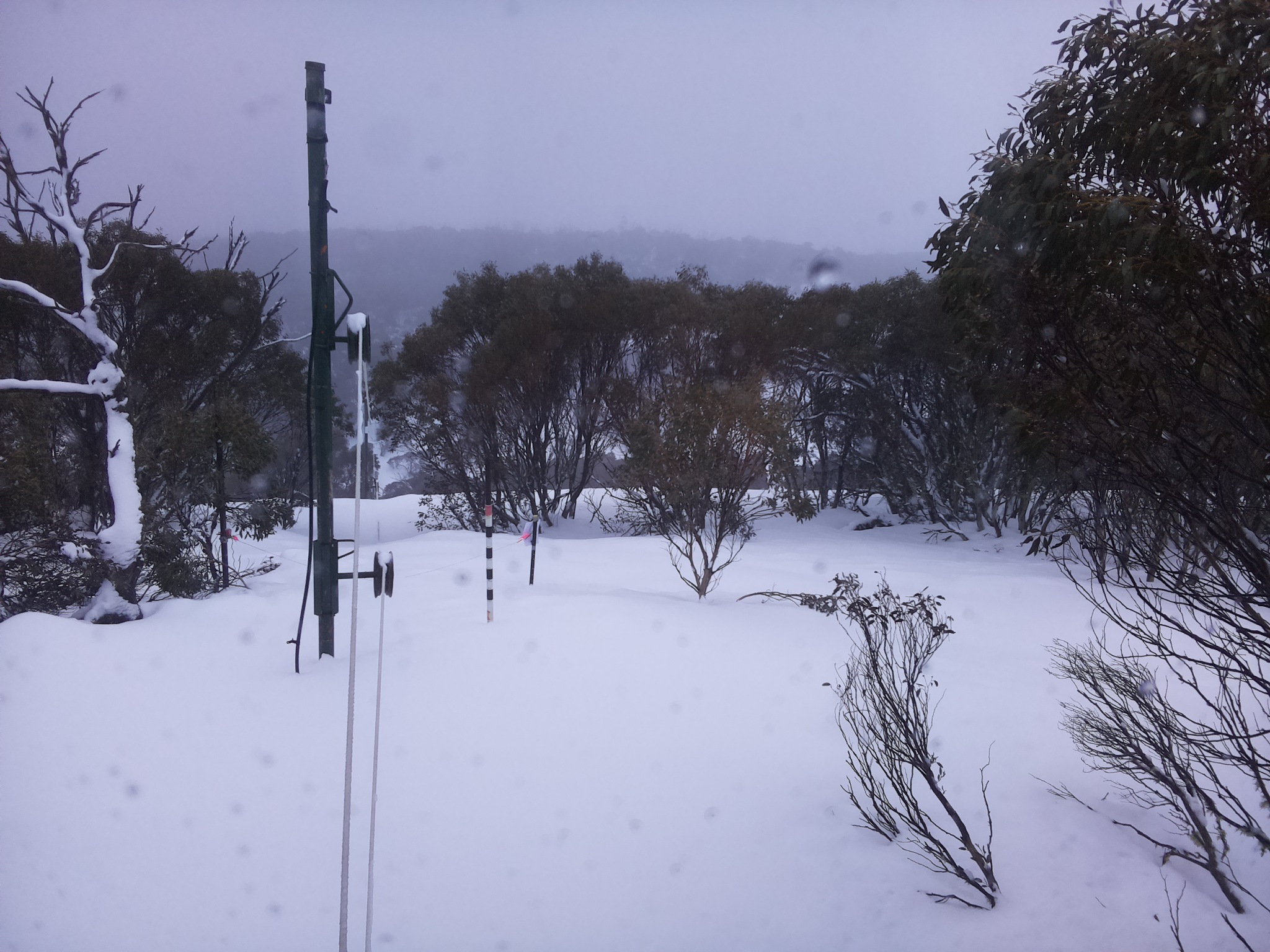 Bogong Web Cam 4:00pm Saturday 26th of July 2025