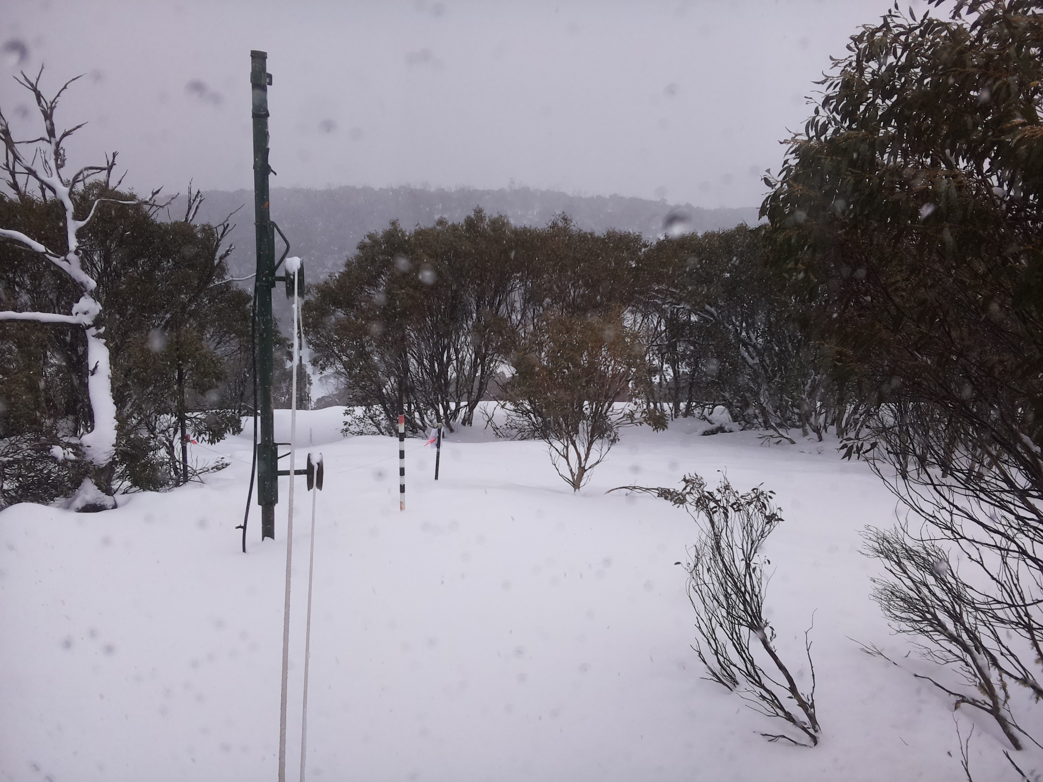 Bogong Web Cam 4:10pm Saturday 26th of July 2025