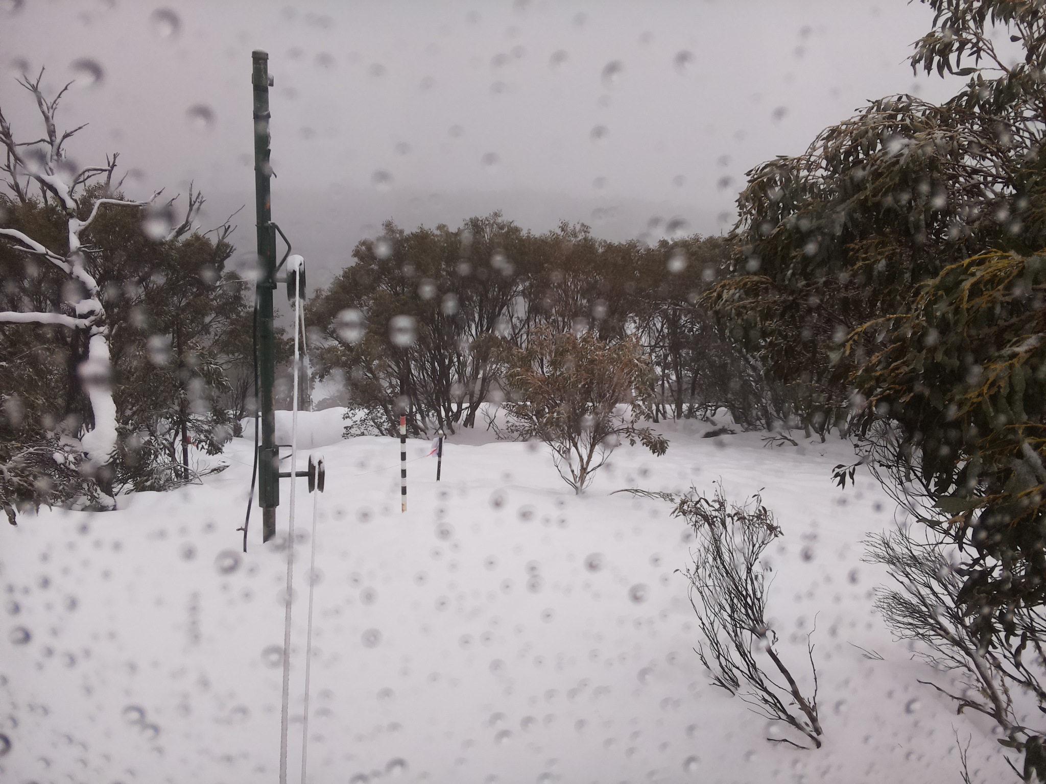 Bogong Web Cam 9:10am Sunday 27th of July 2025