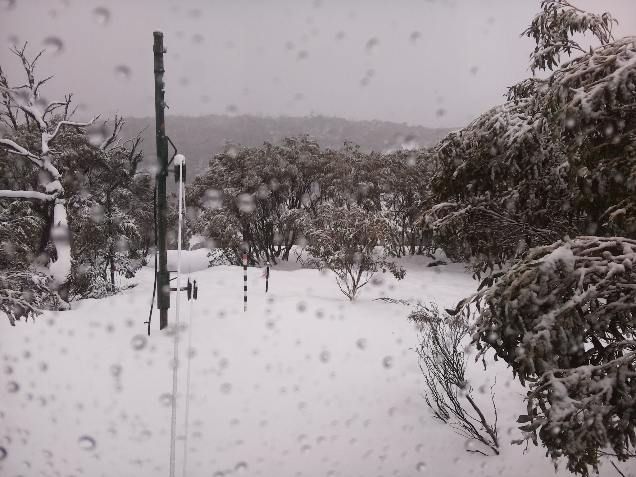 Bogong Web Cam 10:30am Sunday 27th of July 2025