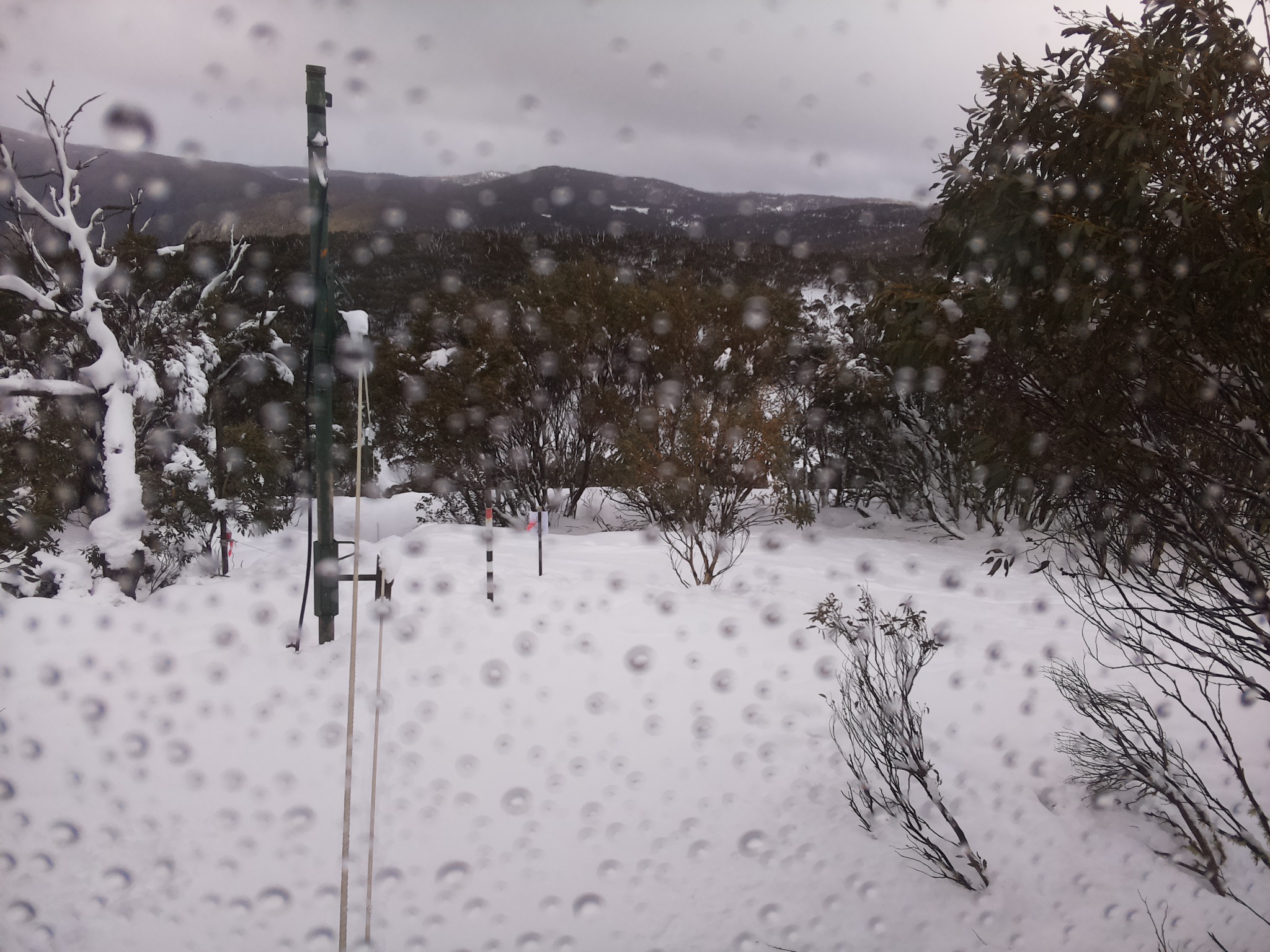 Bogong Web Cam 12:00pm Monday 28th of July 2025