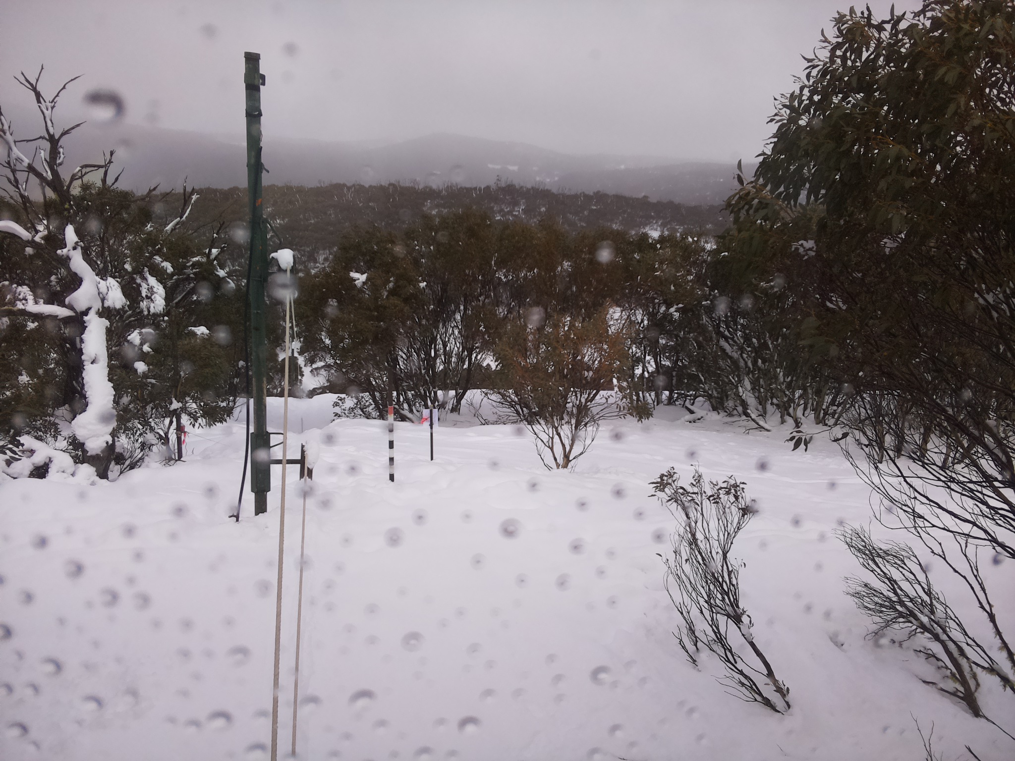 Bogong Web Cam 1:10pm Monday 28th of July 2025