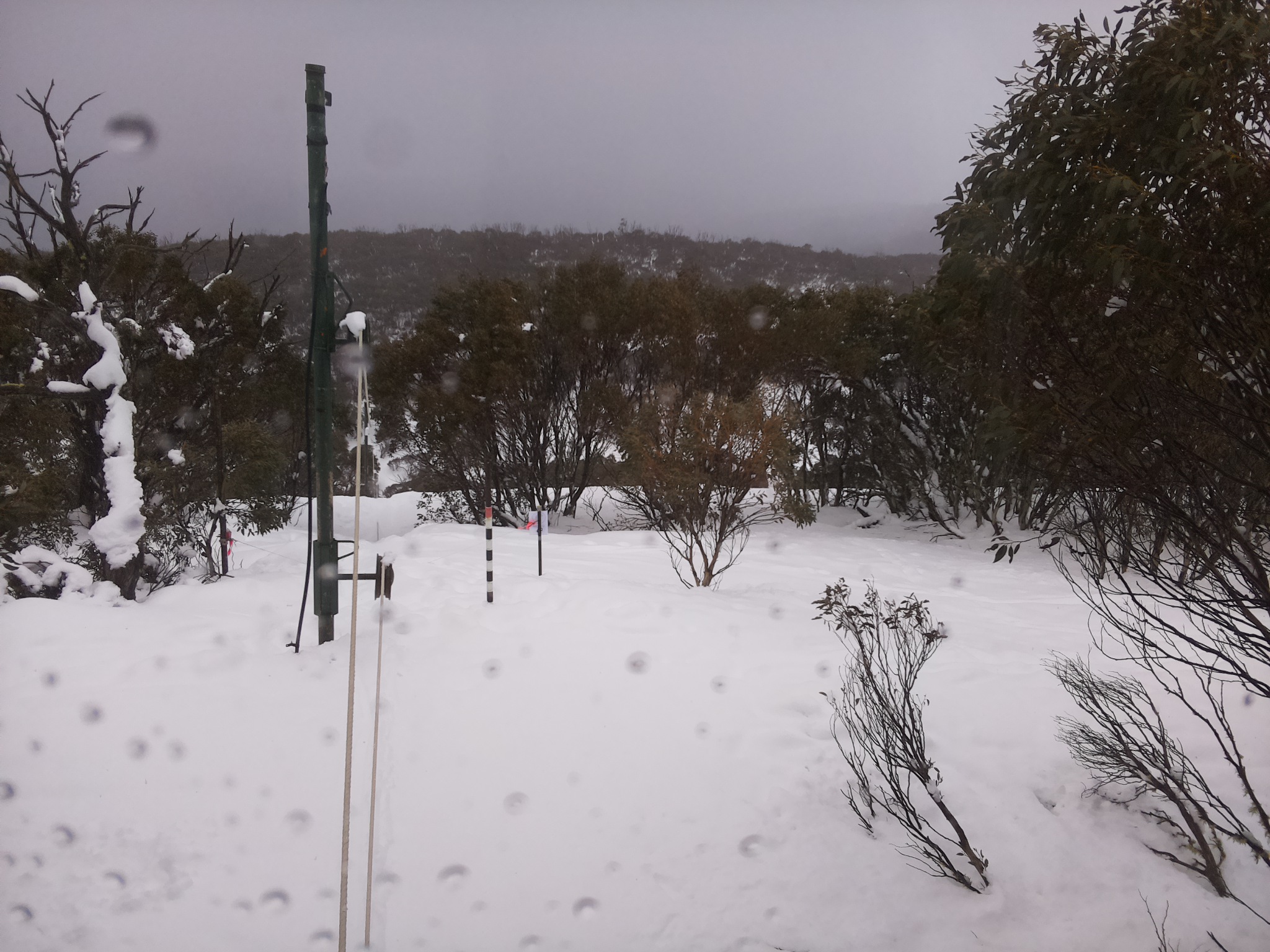 Bogong Web Cam 2:10pm Monday 28th of July 2025
