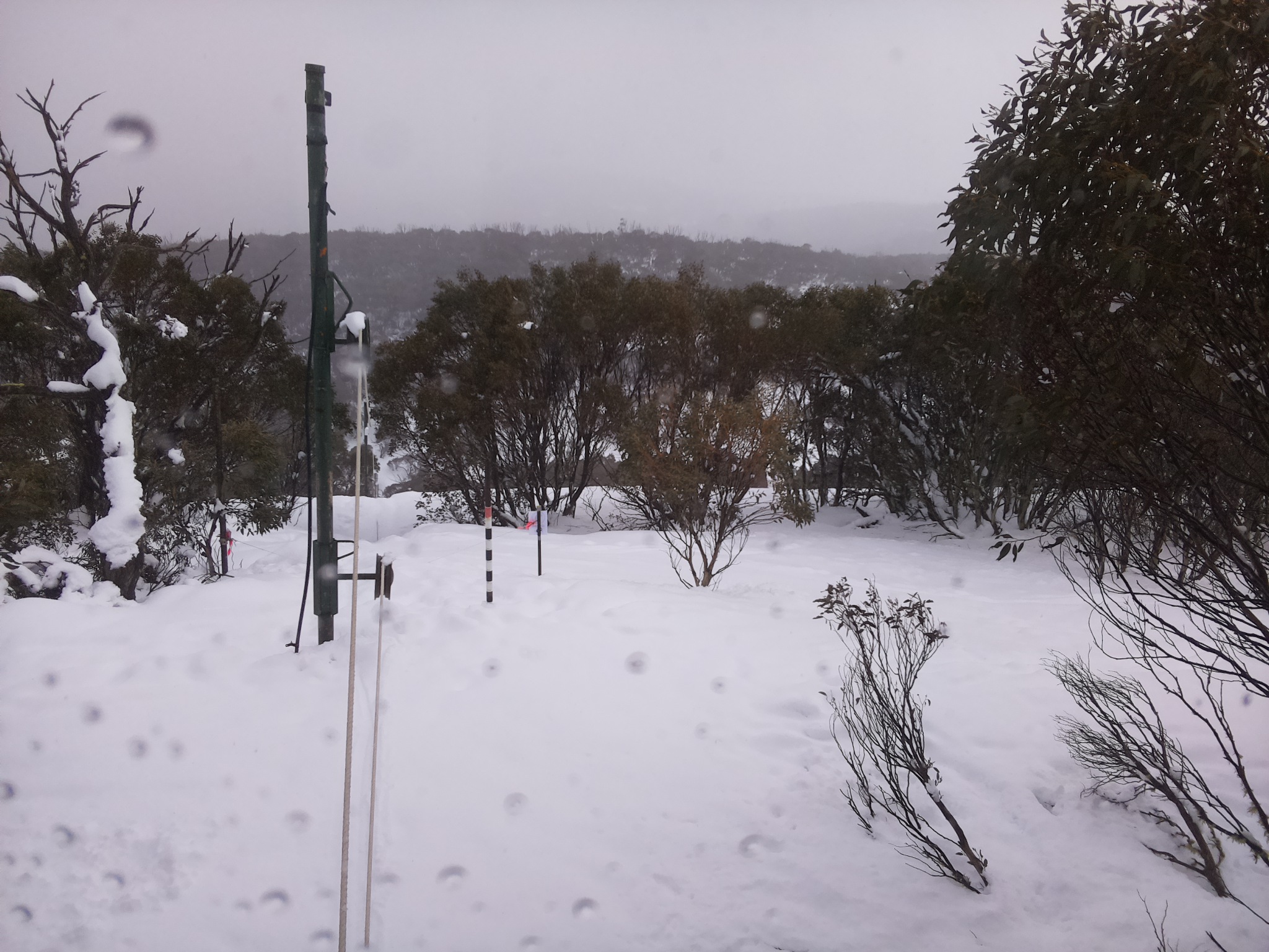 Bogong Web Cam 2:20pm Monday 28th of July 2025