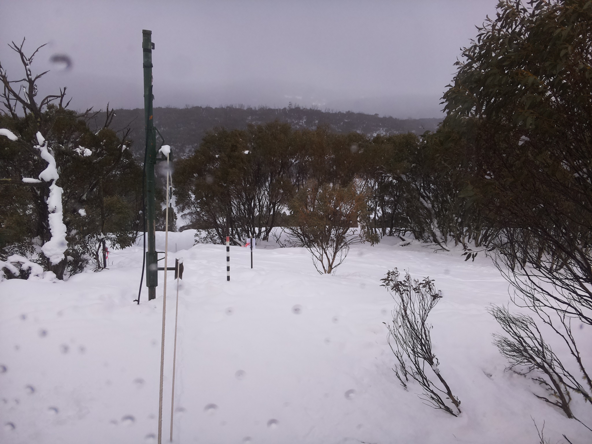 Bogong Web Cam 2:30pm Monday 28th of July 2025
