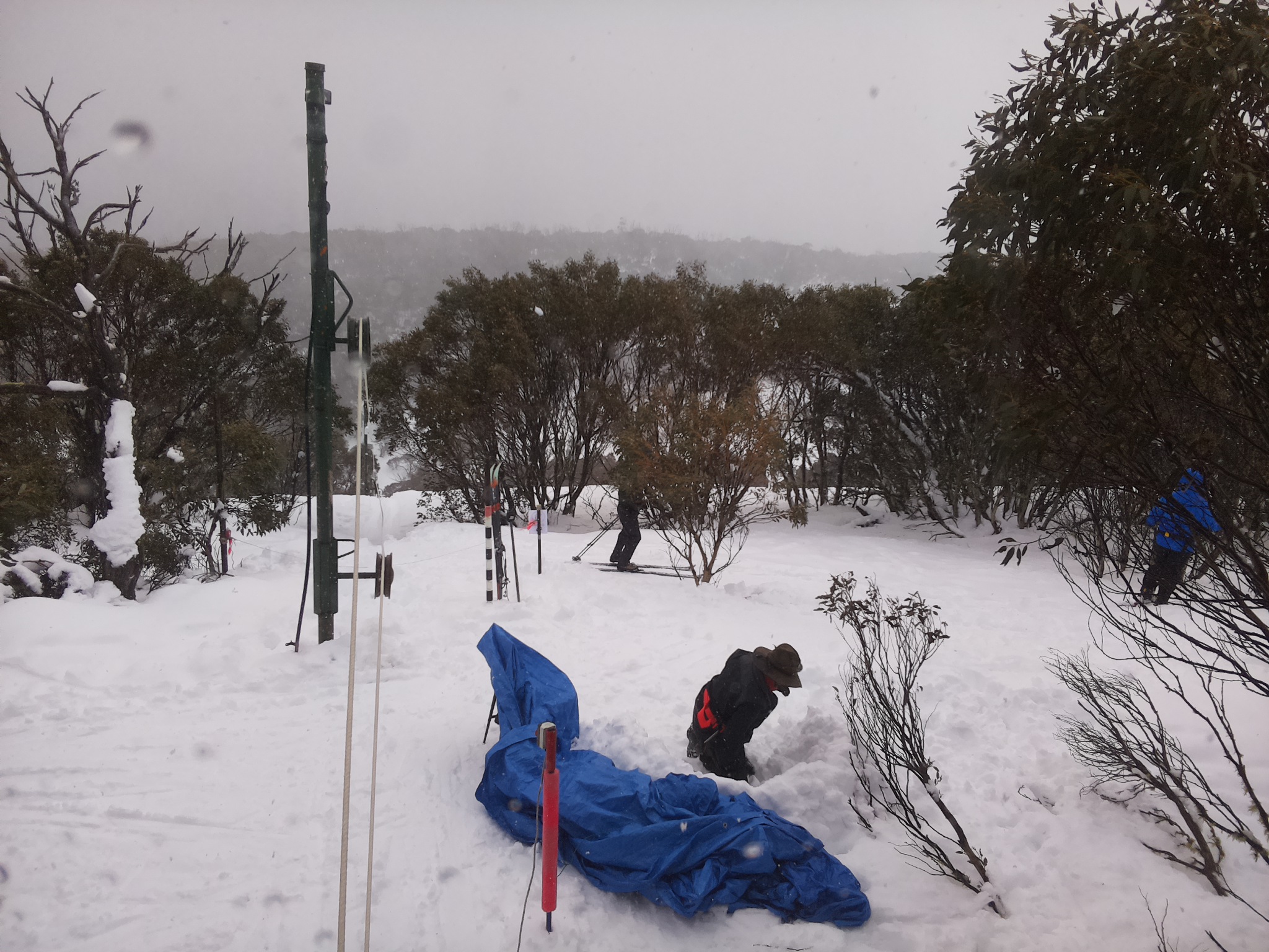 Bogong Web Cam 4:00pm Monday 28th of July 2025