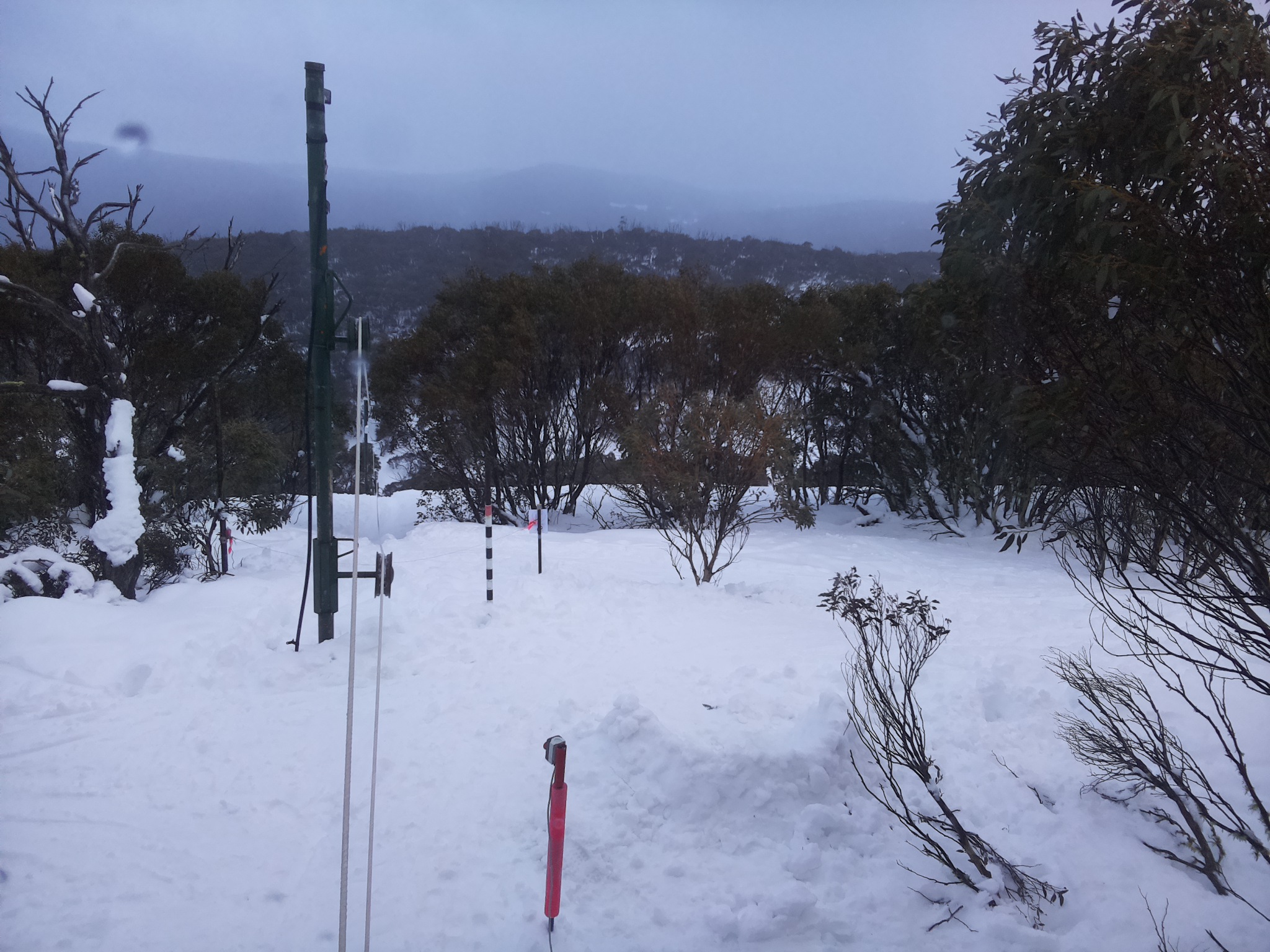Bogong Web Cam 4:50pm Monday 28th of July 2025