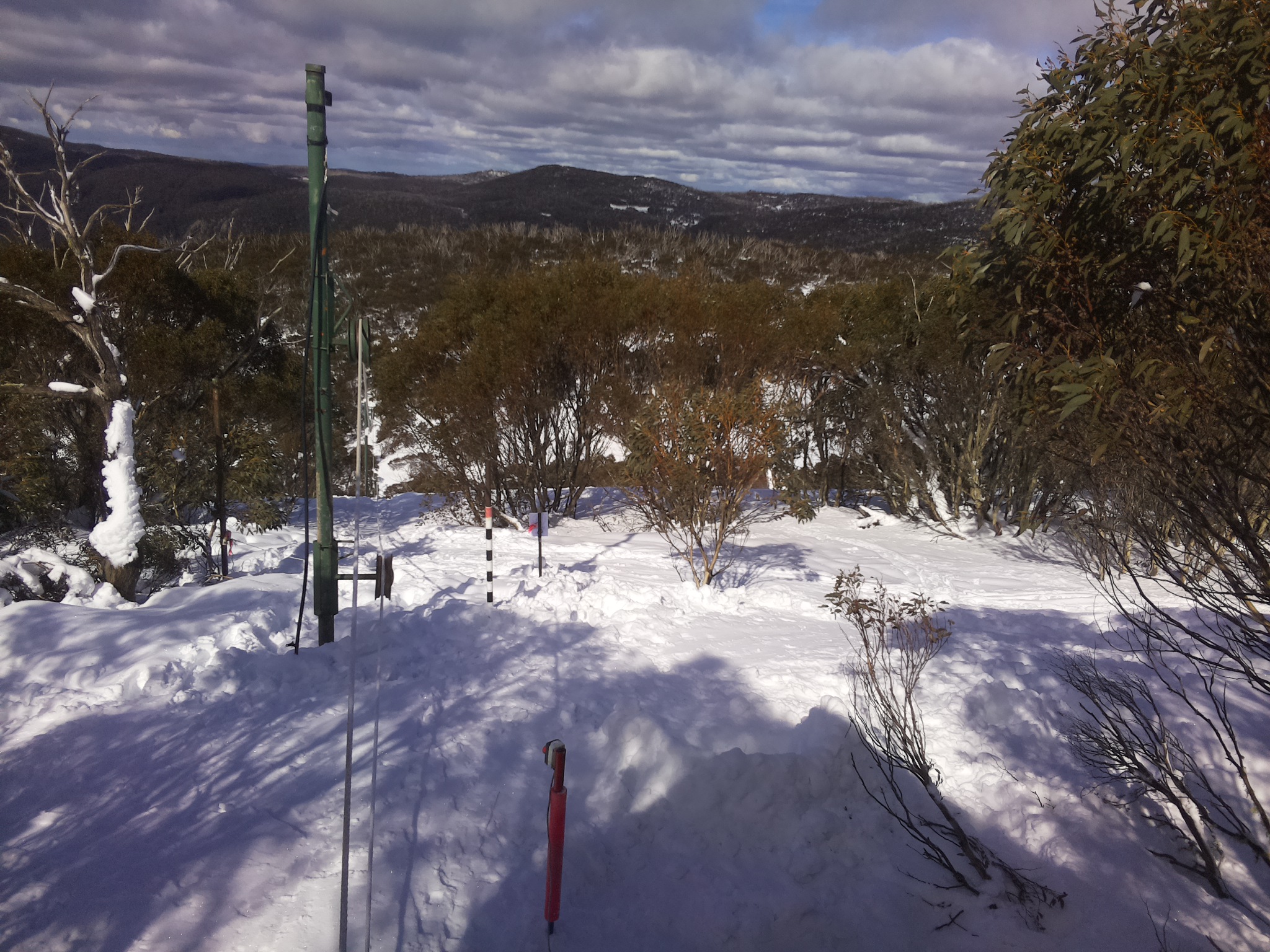 Bogong Web Cam 12:30pm Tuesday 29th of July 2025